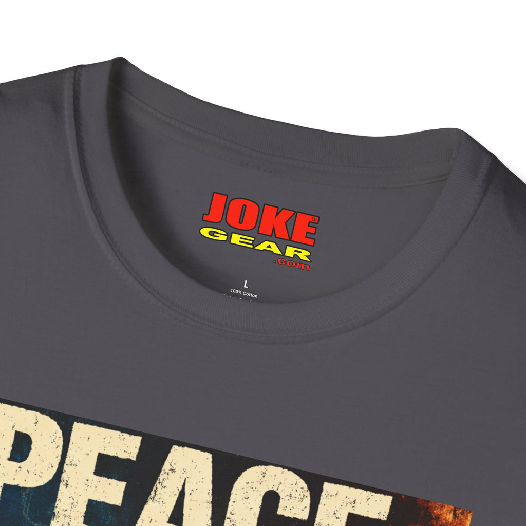 Peace Not War T-Shirt — Vintage Peace Sign Floral Graphic Tee