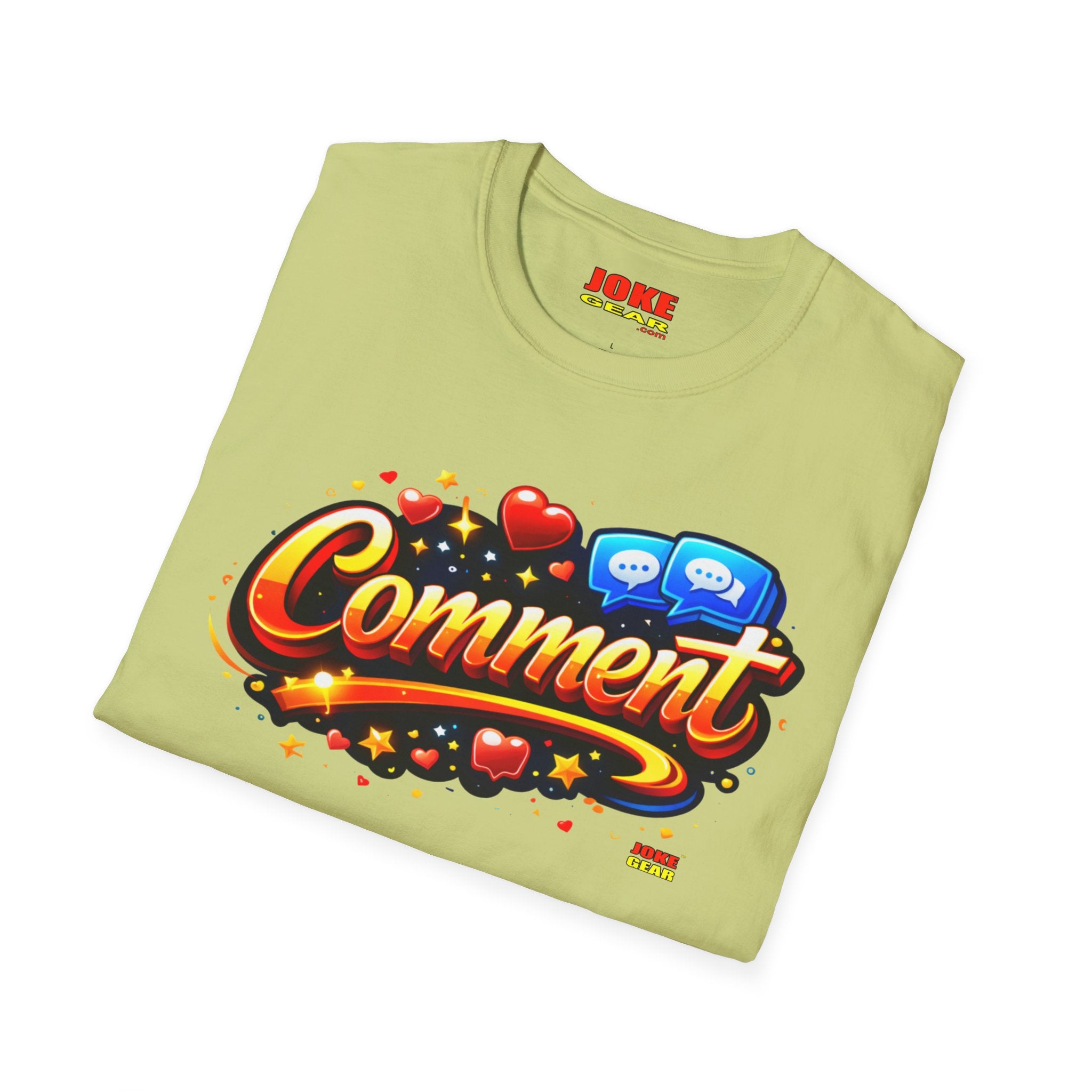 Comment Graphic T-Shirt — Retro Social Media Pop Art Tee
