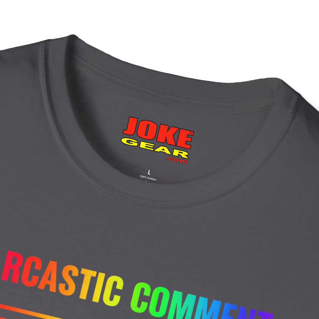 Sarcastic Comment Loading T-Shirt — Funny Progress Bar Tee