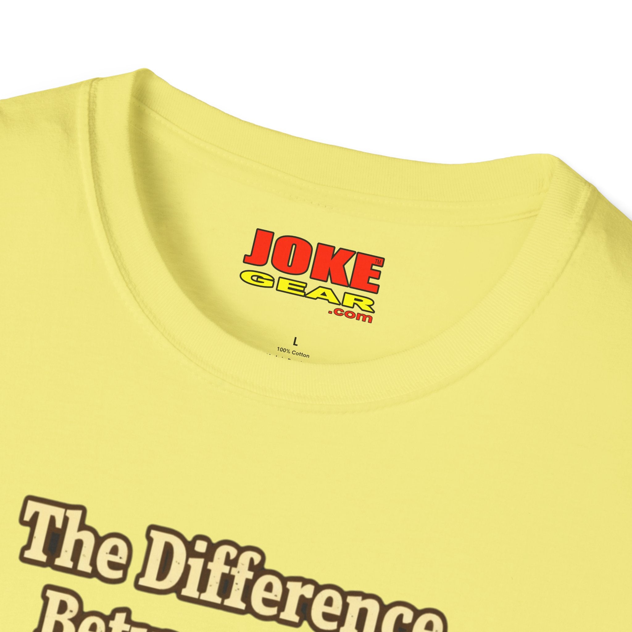 Coffee Shirt - "The Difference Between Your Opinion and Coffee... I Asked for the Coffee" Funny Graphic Tee