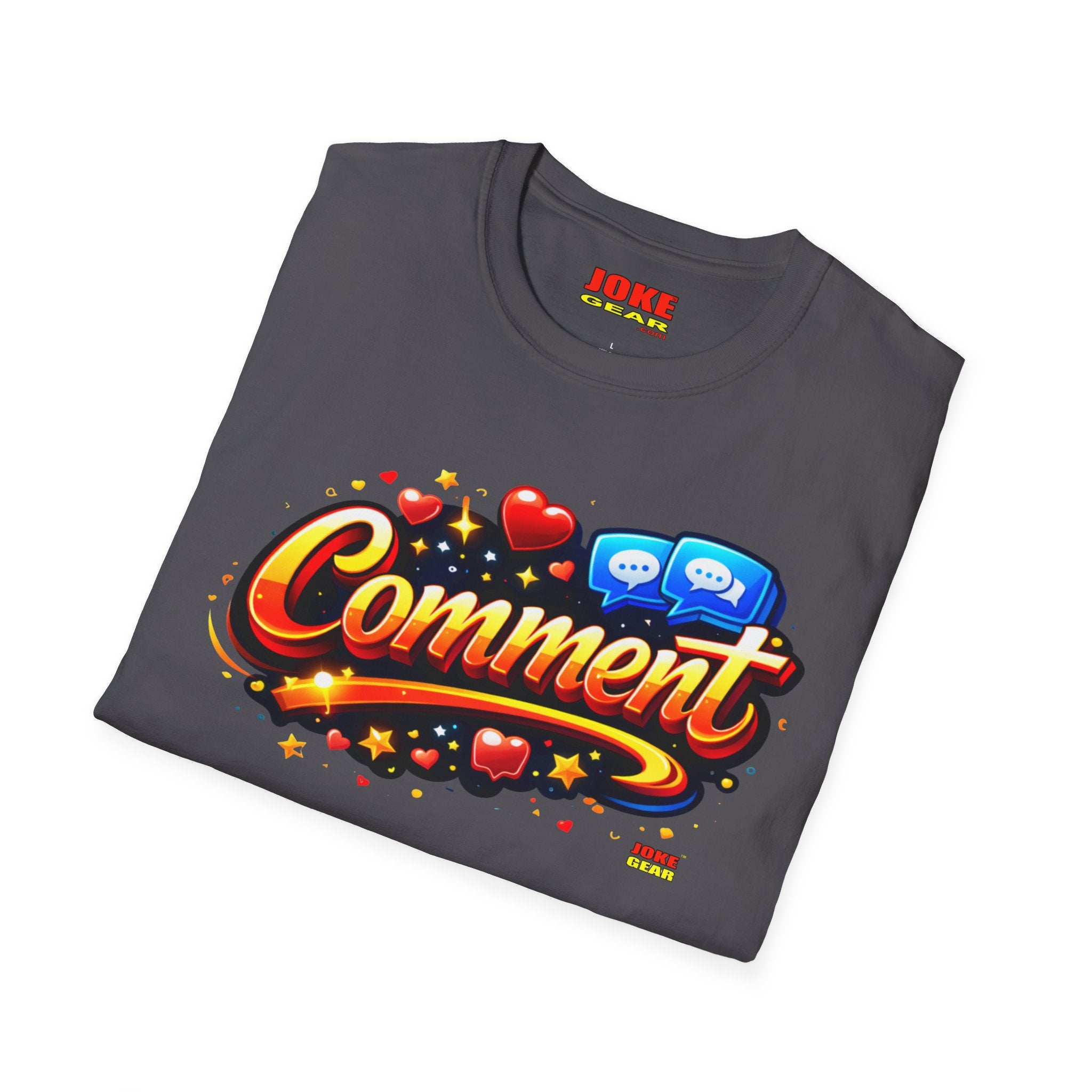 Comment Graphic T-Shirt — Retro Social Media Pop Art Tee