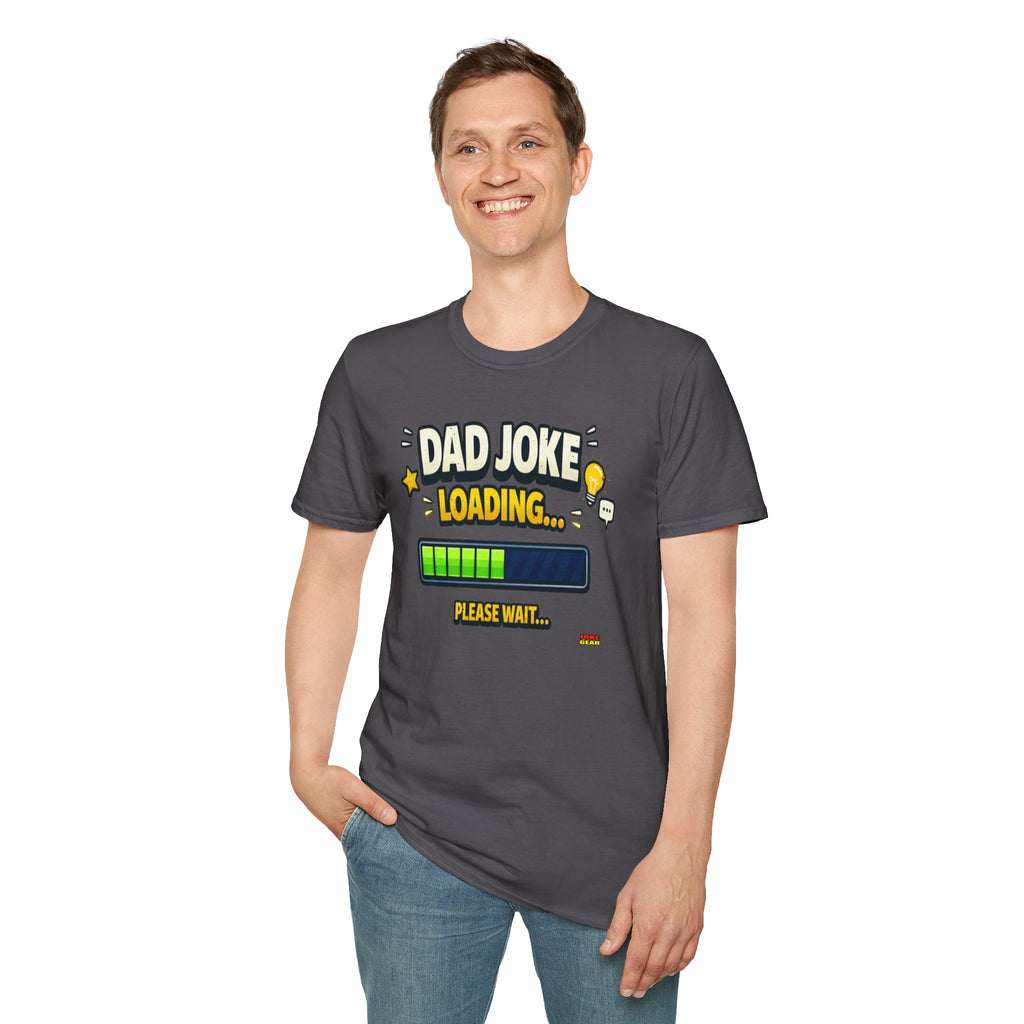 Dad Joke Loading T-Shirt — Funny Father’s Day Gift, "Please Wait" Progress Bar Tee