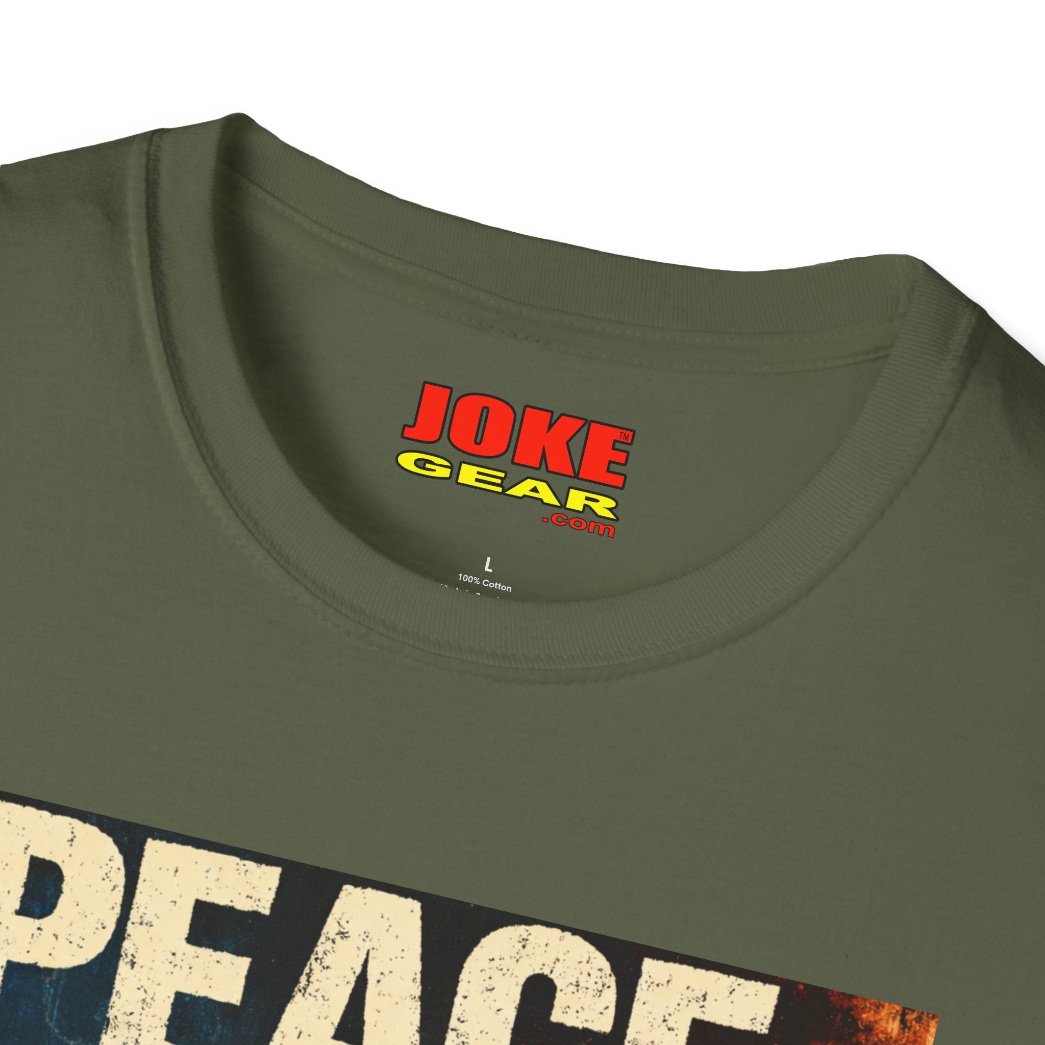 Peace Not War T-Shirt — Vintage Peace Sign Floral Graphic Tee