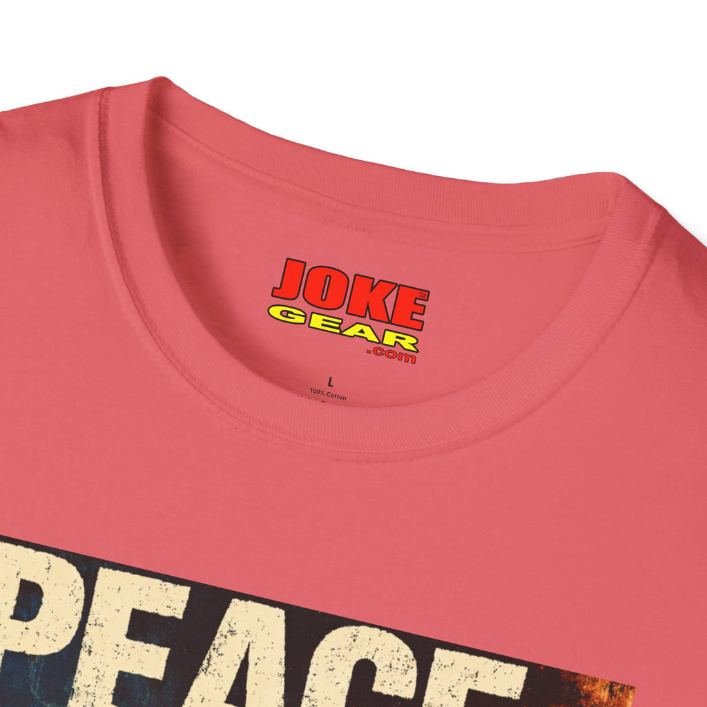 Peace Not War T-Shirt — Vintage Peace Sign Floral Graphic Tee