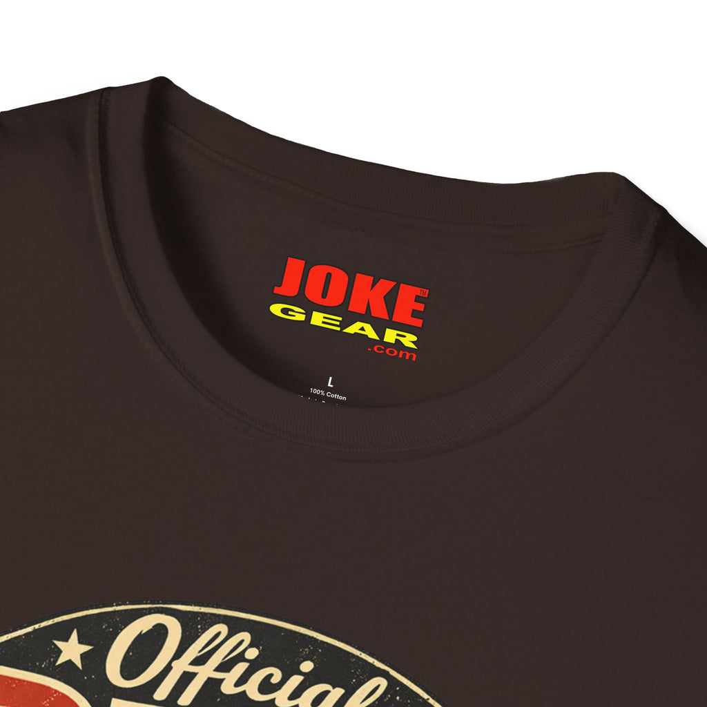 Official BUM Vintage Badge T-Shirt — "Brain. Unplugged. Momentarily." Retro Graphic Tee