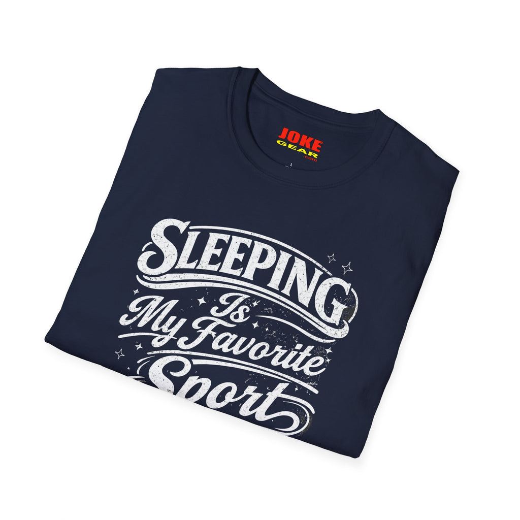 T-Shirt — Sleeping is My Favorite Sport | Retro Outdoors Casual Shirt