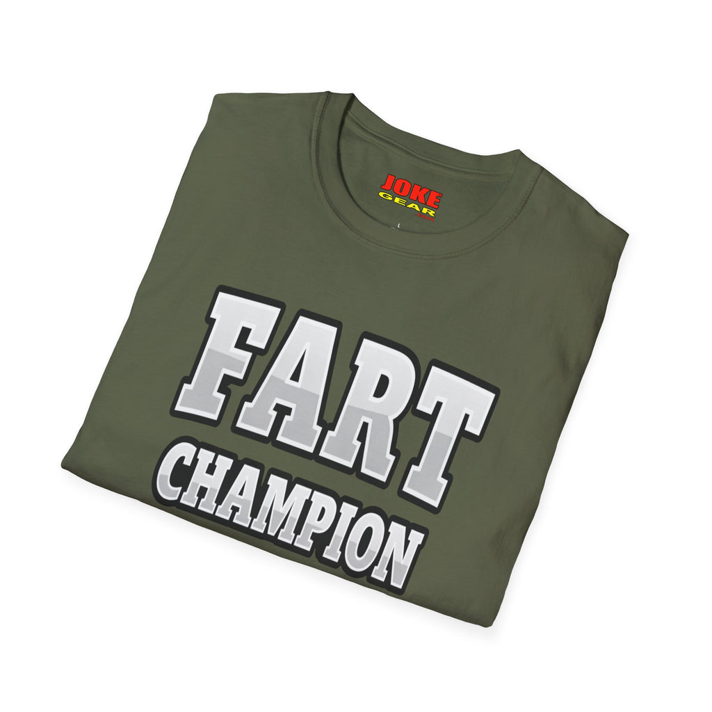 FART CHAMPION T-Shirt — Funny Novelty Graphic Tee