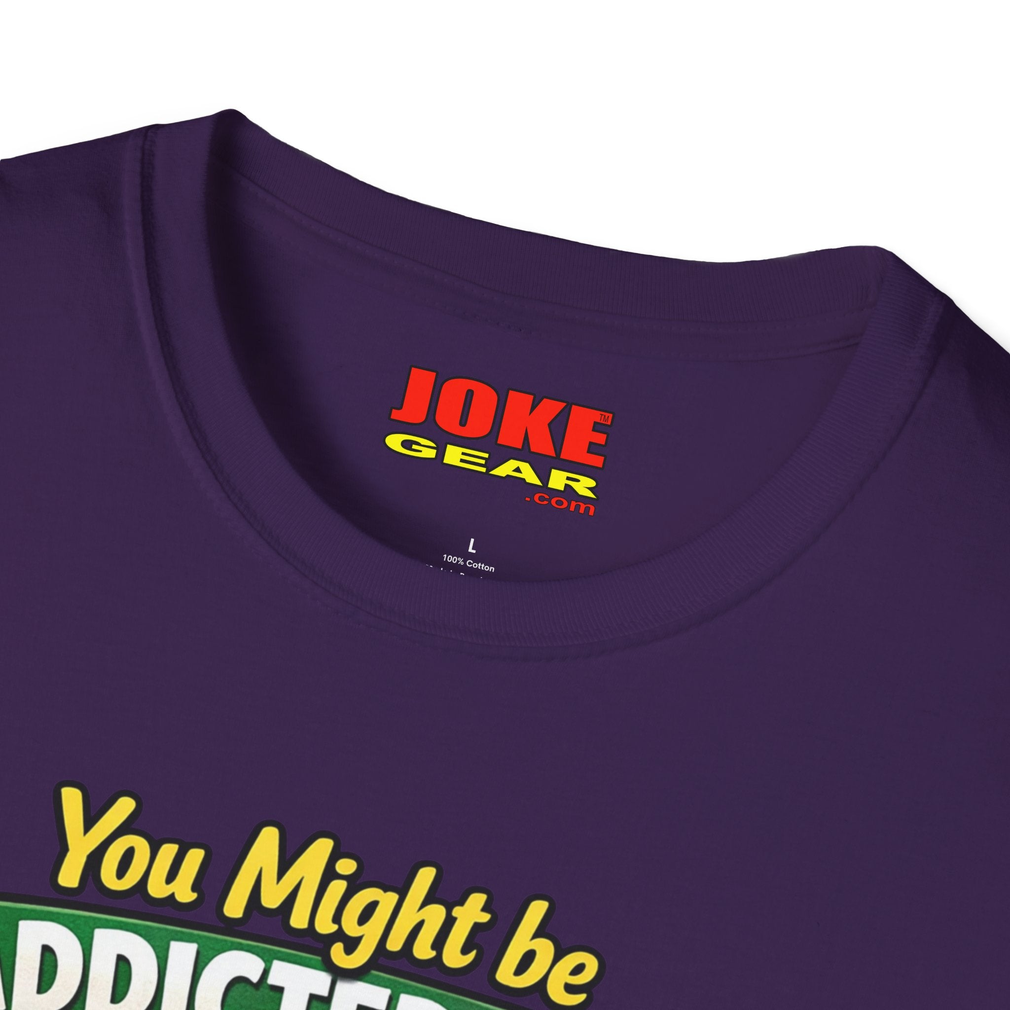 Caffeine Addict T-Shirt — "You Might Be Addicted to Caffeine... If You Chew on Other People’s Fingernails" Funny Coffee Tee