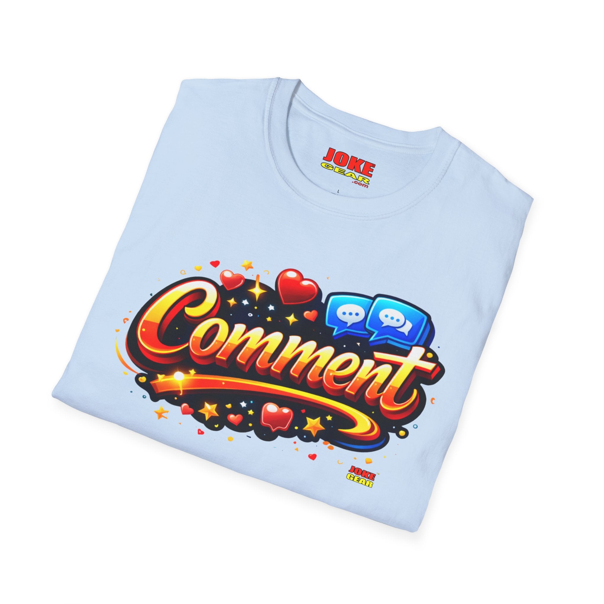 Comment Graphic T-Shirt — Retro Social Media Pop Art Tee