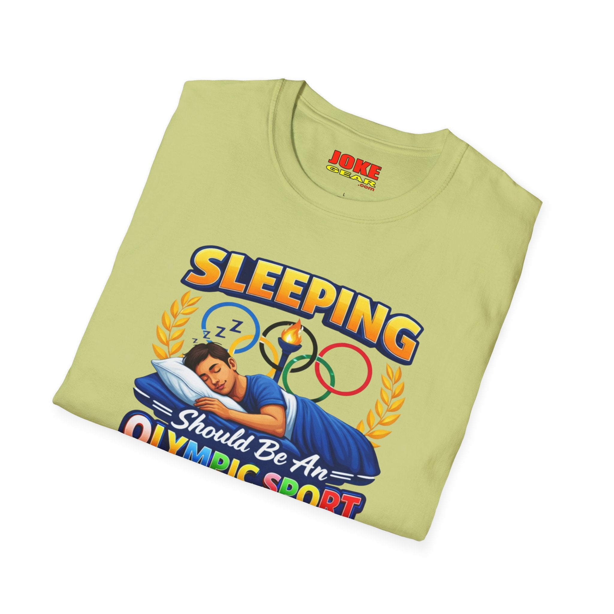 T-Shirt — "Sleeping Should Be An Olympic Sport" Funny Sleep Lover Tee