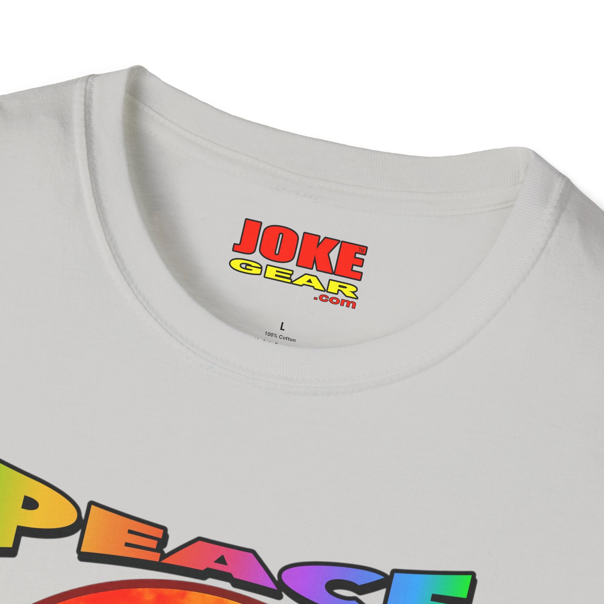 Peace Tie-Dye Graphic T-Shirt — "Peace: Cheaper Than Therapy" Retro Hippie Tee