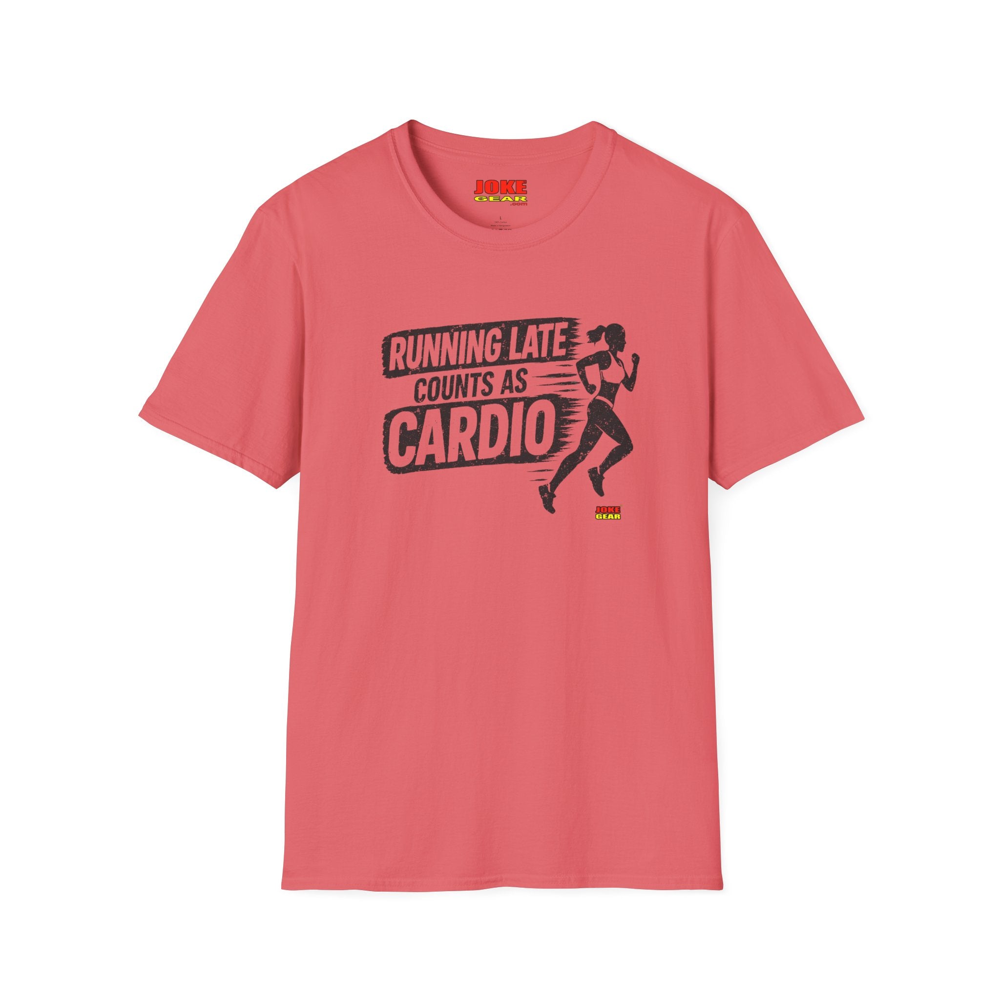 Running Late Counts As Cardio T-Shirt — Funny Runner Workout Shirt