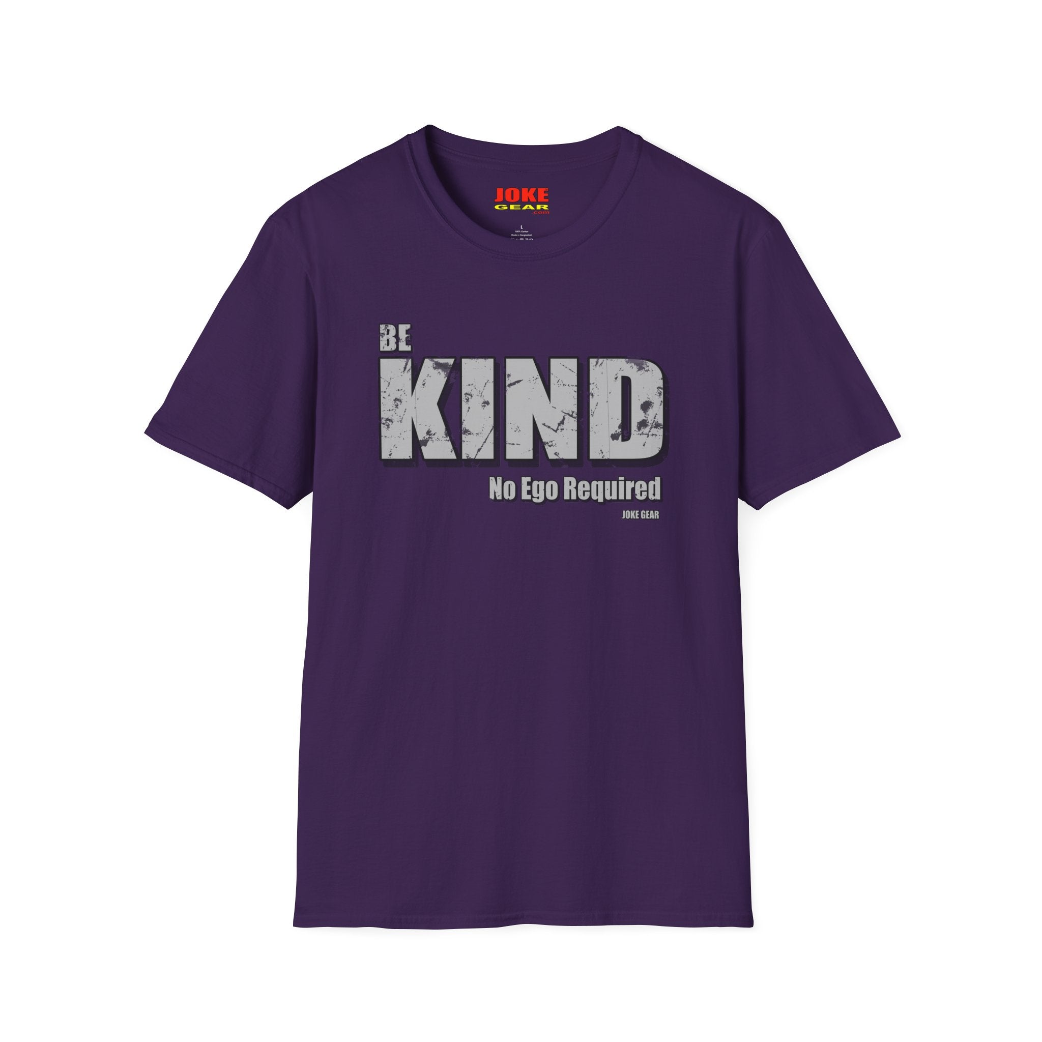 BE KIND T-Shirt — (BE KIND: No Ego Required) Inspirational Graphic Tee