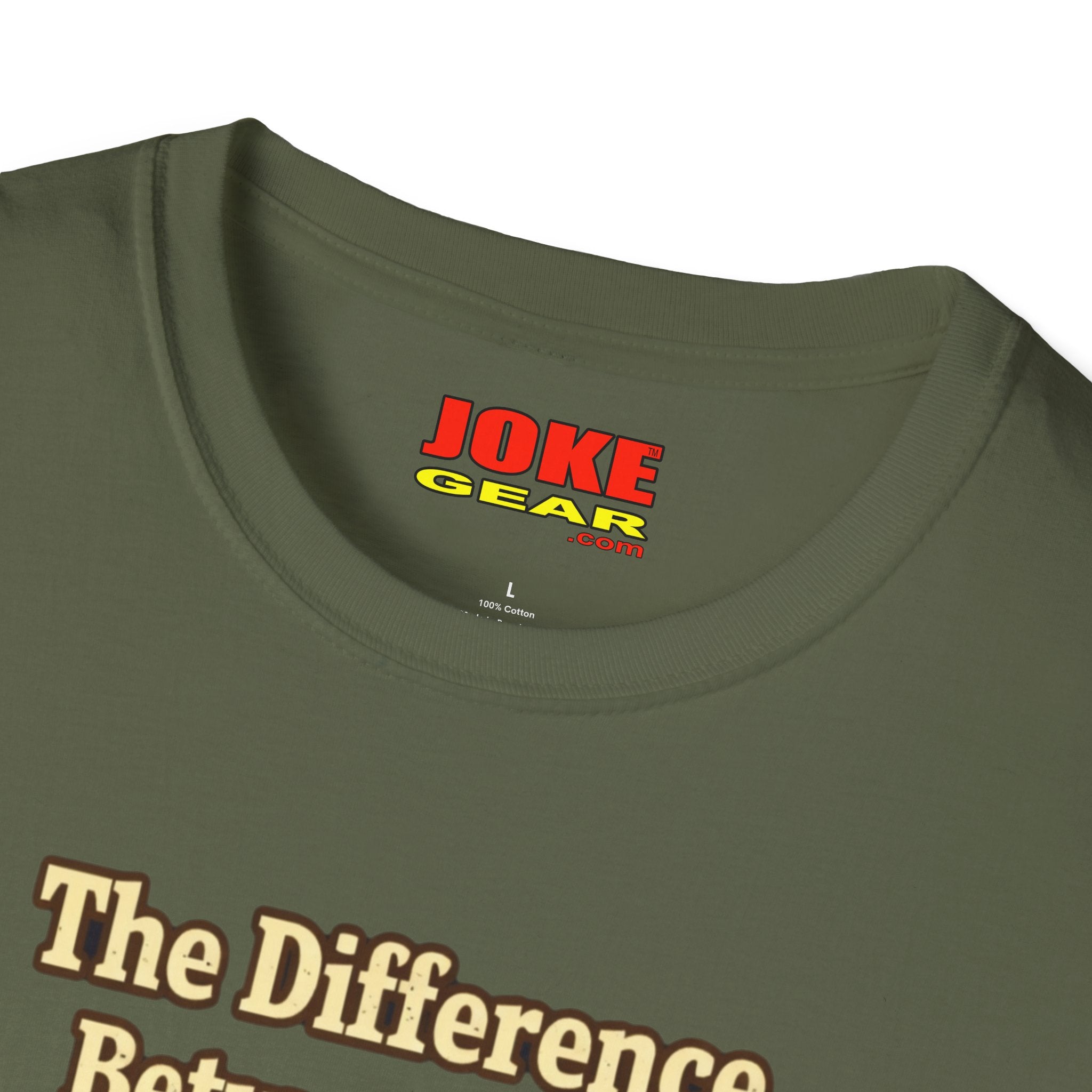 Coffee Shirt - "The Difference Between Your Opinion and Coffee... I Asked for the Coffee" Funny Graphic Tee