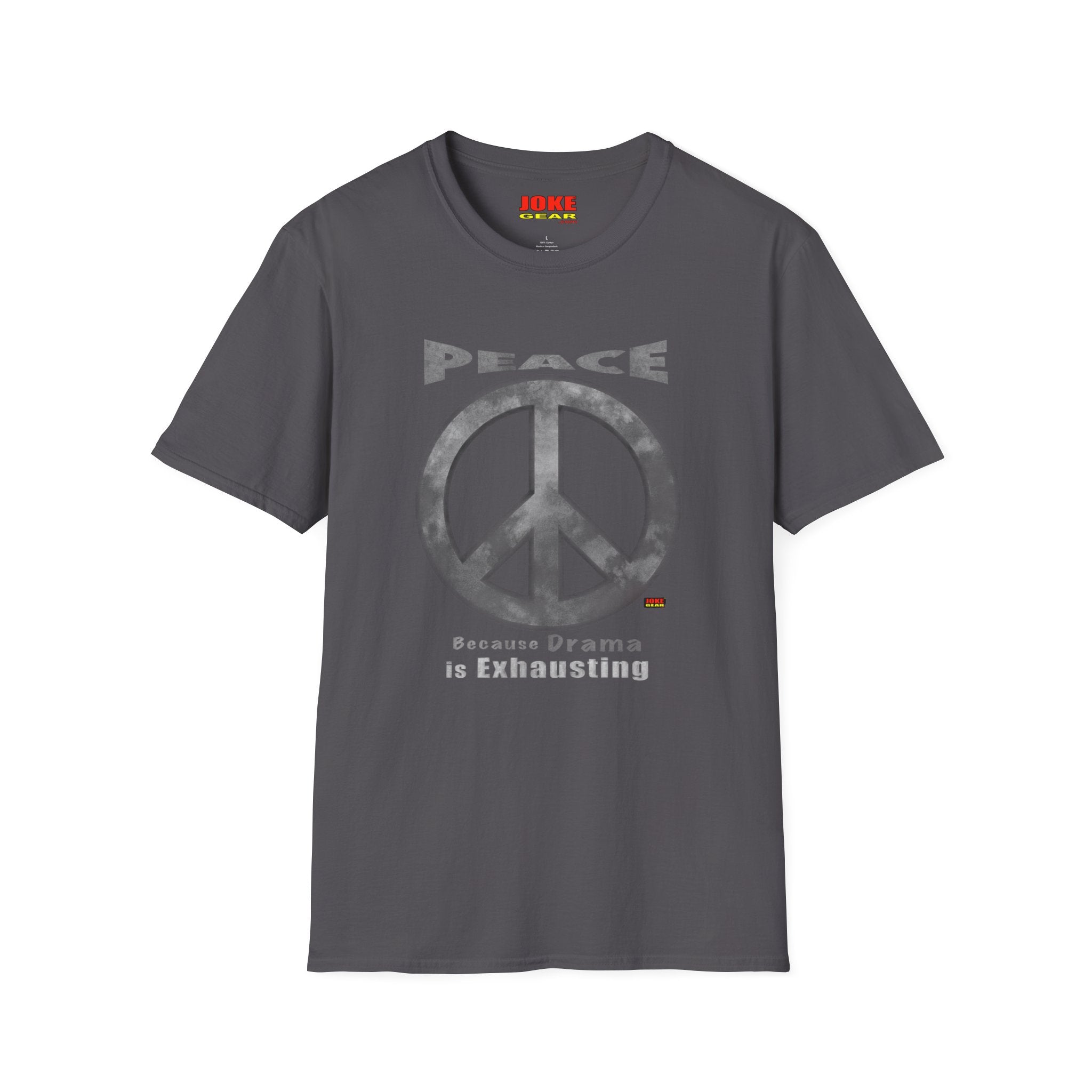 PEACE T-Shirt — Classic Crewneck Cotton Tee