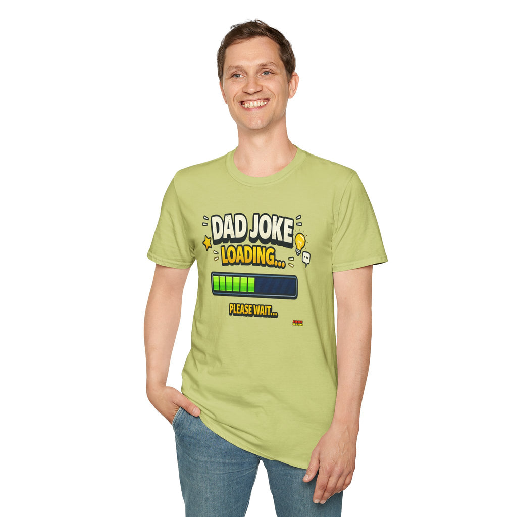 Dad Joke Loading T-Shirt — Funny Father’s Day Gift, "Please Wait" Progress Bar Tee