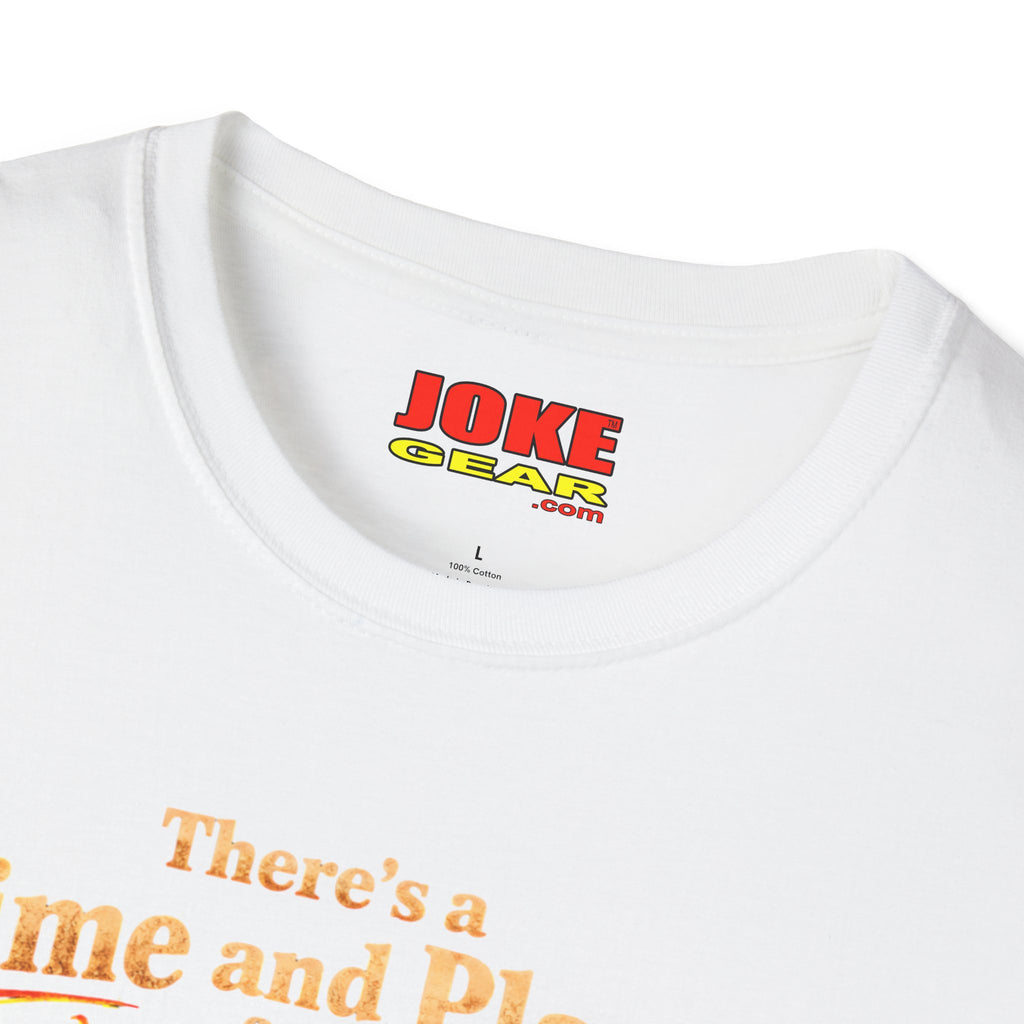 There's a Time and Place for Decaf — Coffee Funny Tee