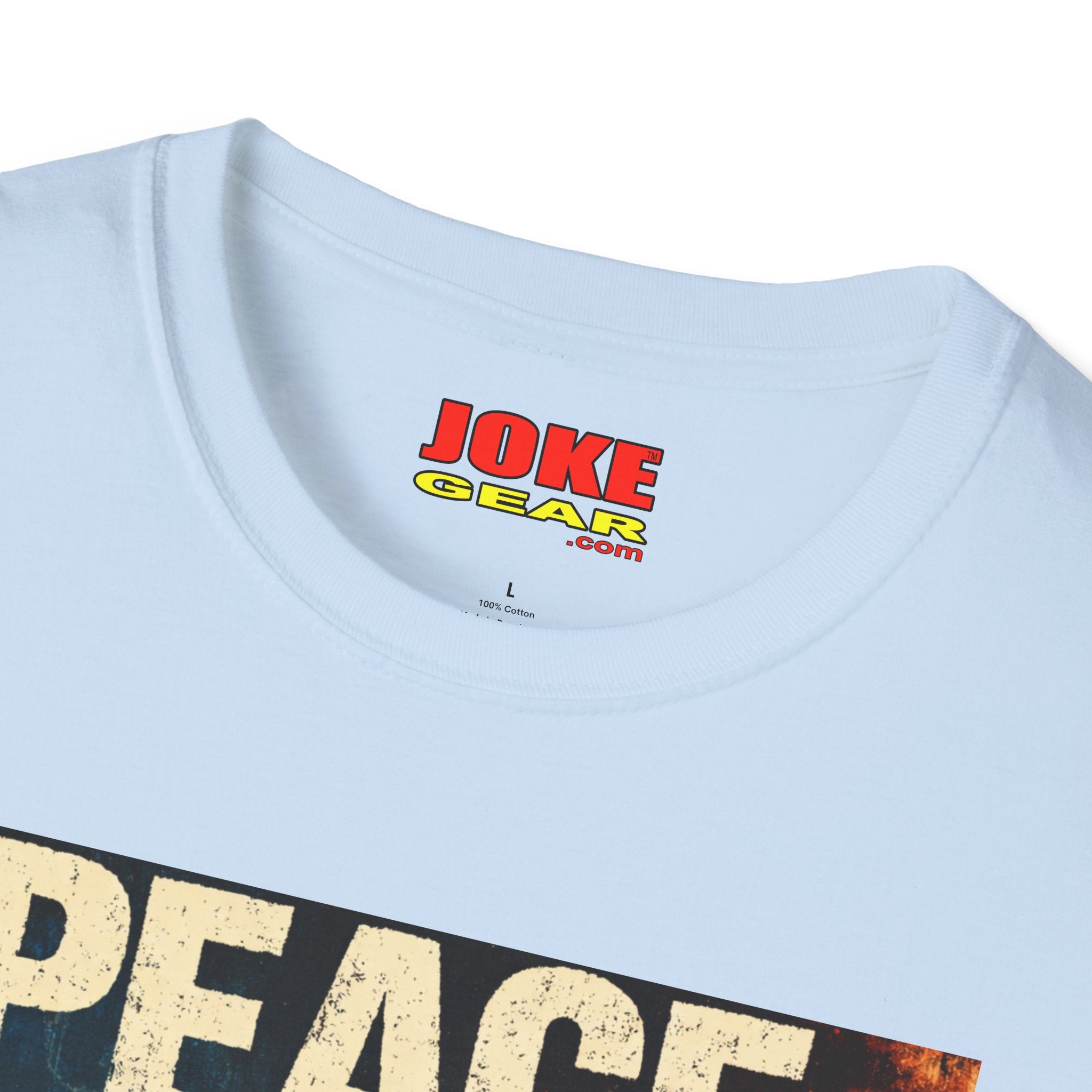 Peace Not War T-Shirt — Vintage Peace Sign Floral Graphic Tee