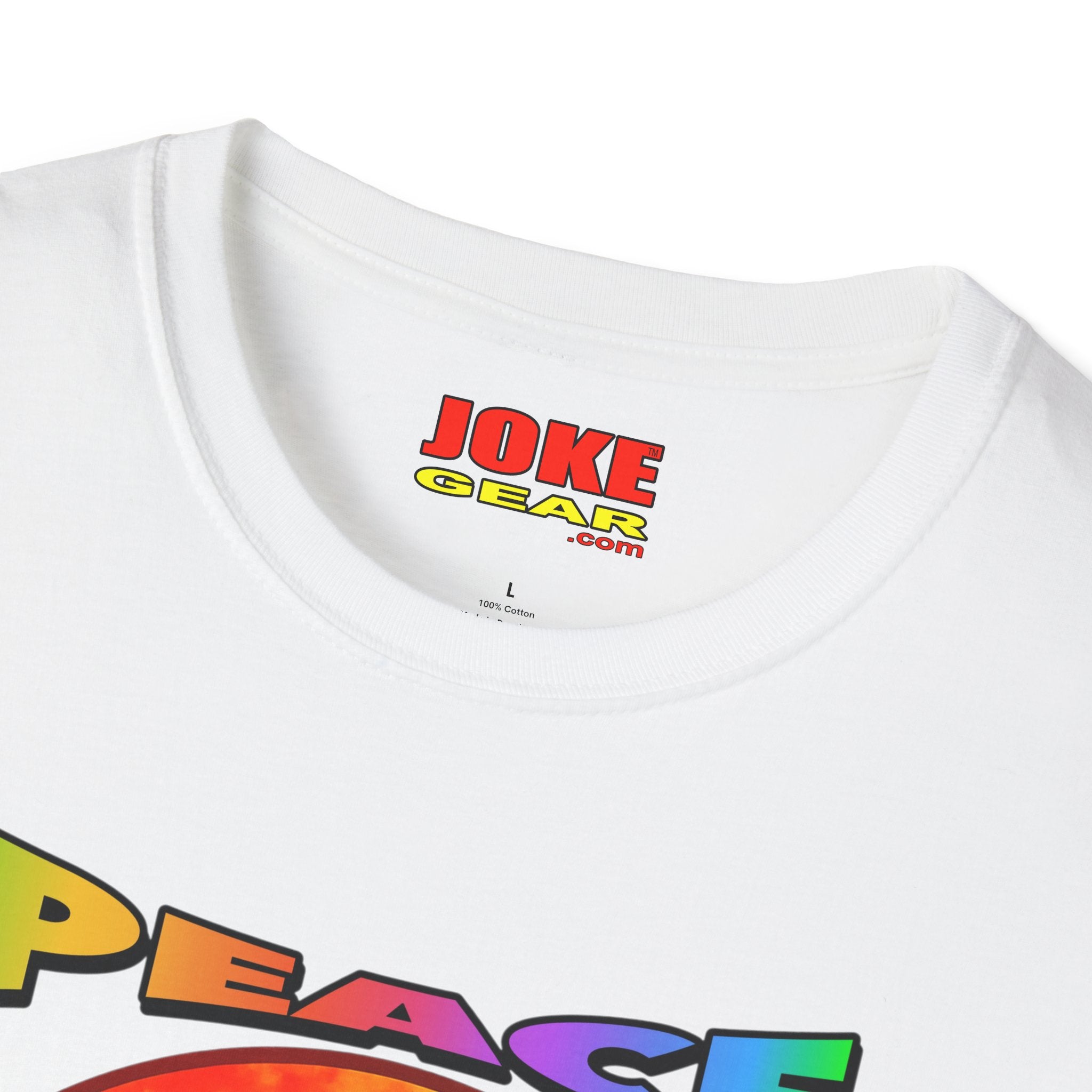 Peace Tie-Dye Graphic T-Shirt — "Peace: Cheaper Than Therapy" Retro Hippie Tee