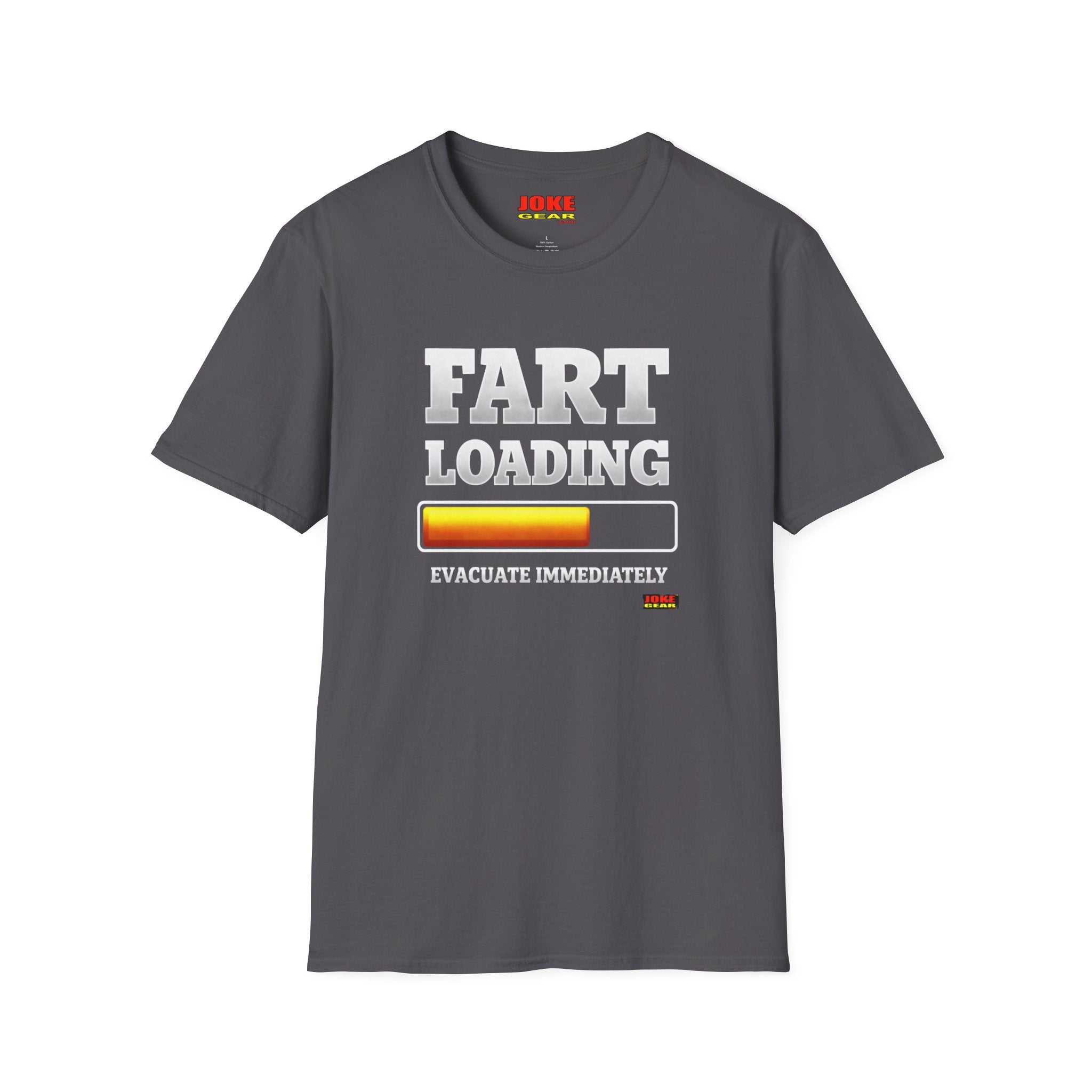 Fart Loading "Evacuate Immediately" T-Shirt – Funny Party Gag Tee