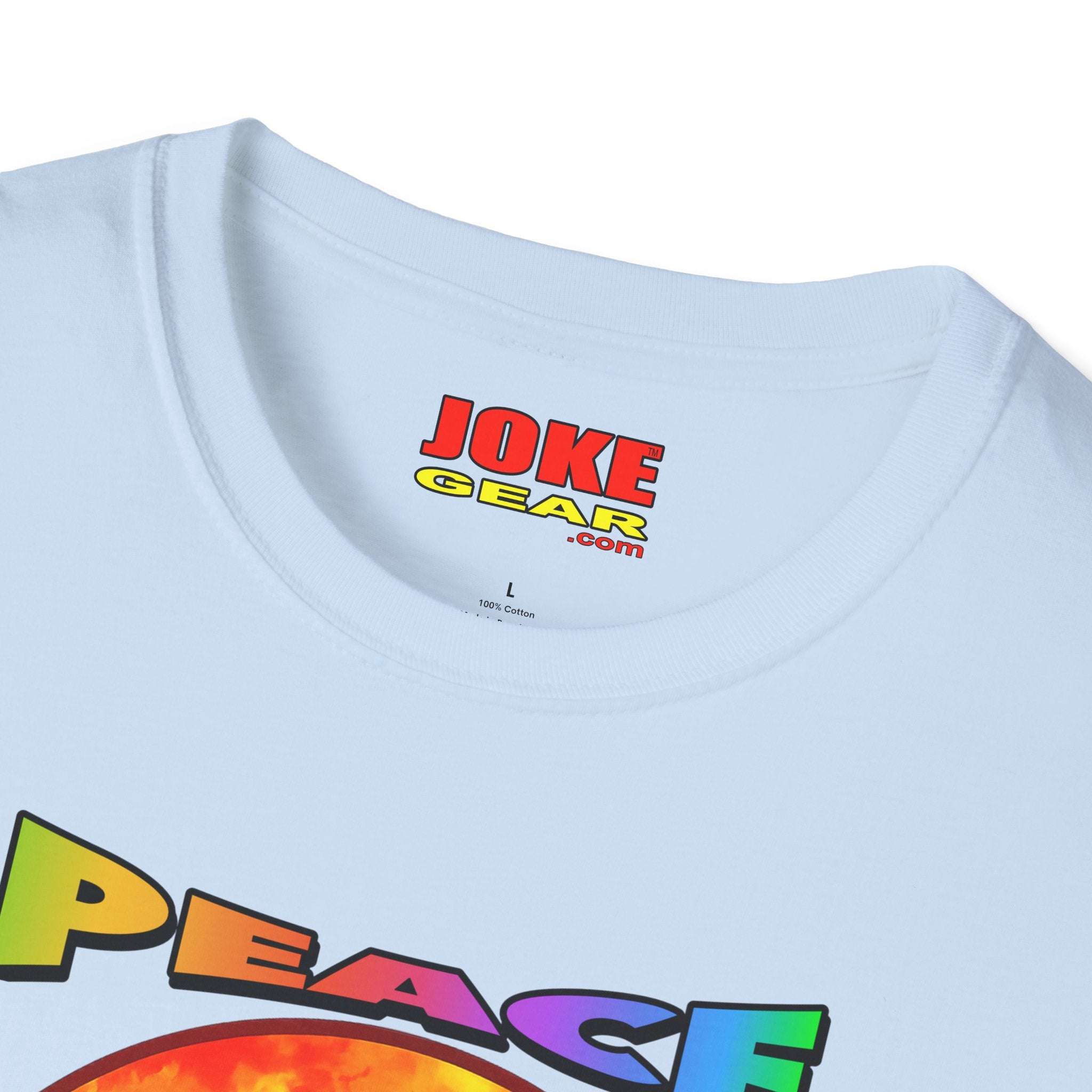 Peace T-Shirt — "Peace" Hippie Graphic Tee