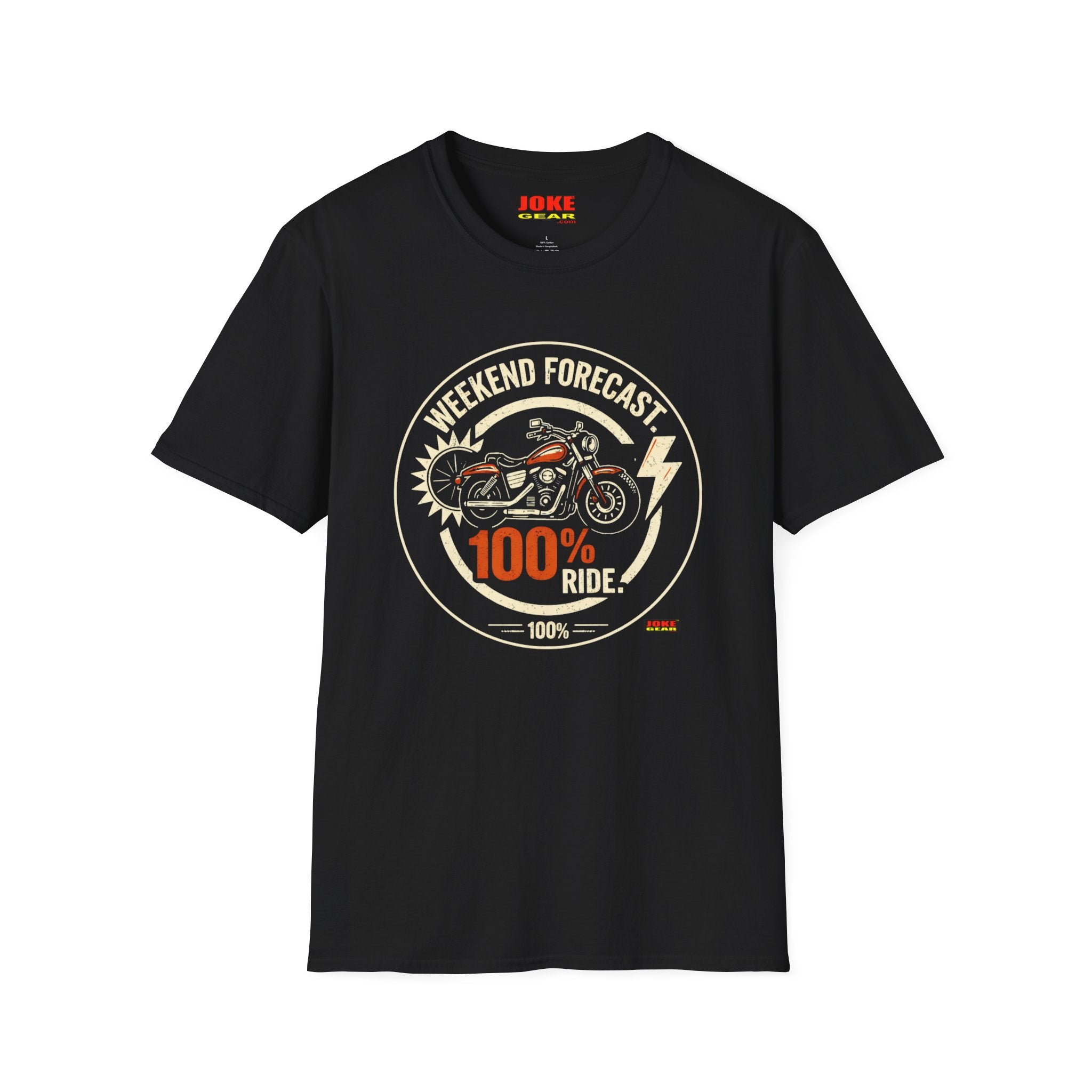 100% Weekend Vibes T-Shirt — Retro Sun Graphic Tee