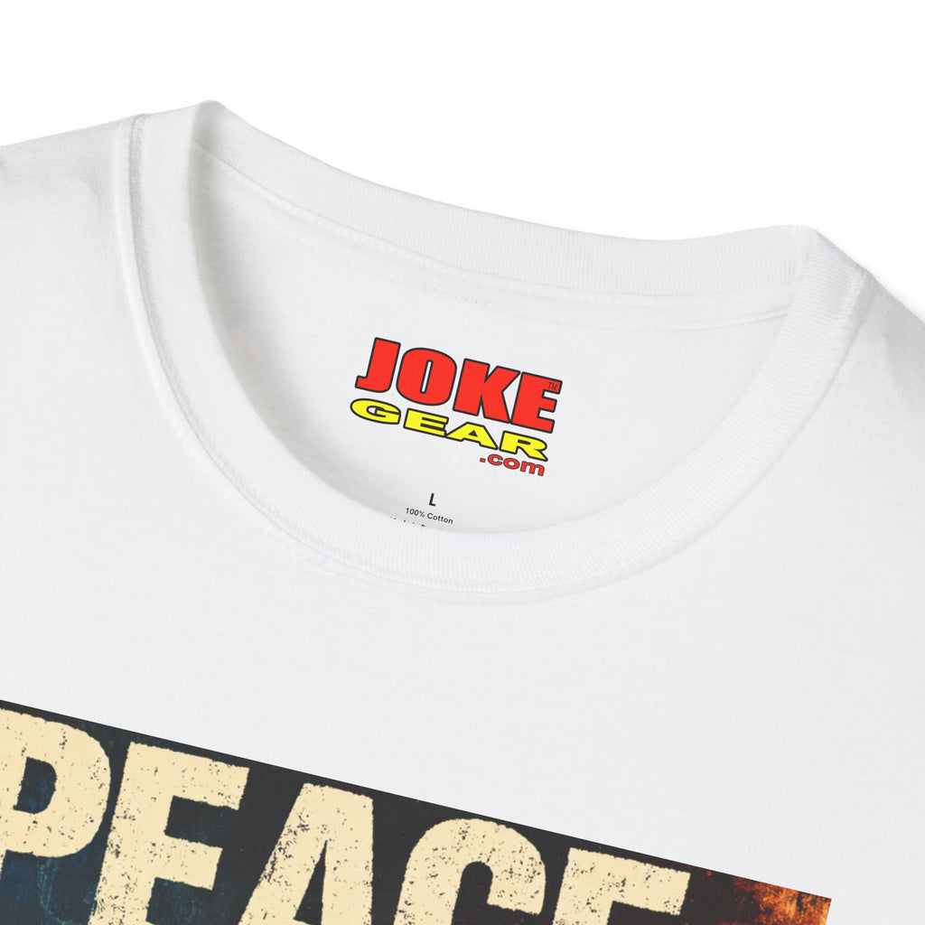 Peace Not War T-Shirt — Vintage Peace Sign Floral Graphic Tee