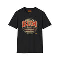 Official BUM Vintage Badge T-Shirt — "Brain. Unplugged. Momentarily." Retro Graphic Tee
