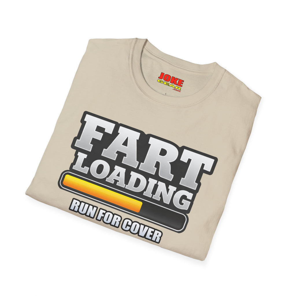 Funny "FART LOADING... Run for Cover" T-Shirt