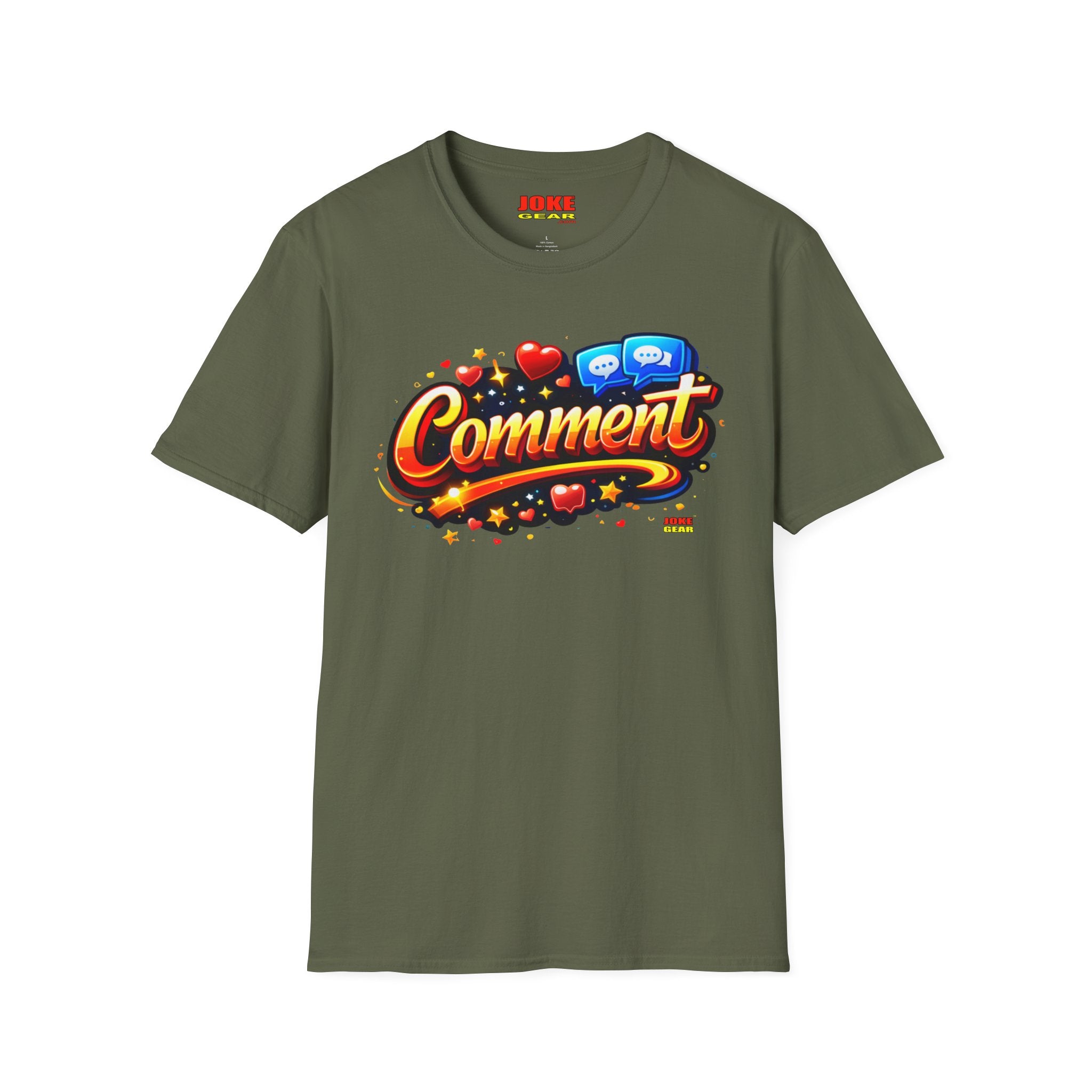Comment Graphic T-Shirt — Retro Social Media Pop Art Tee
