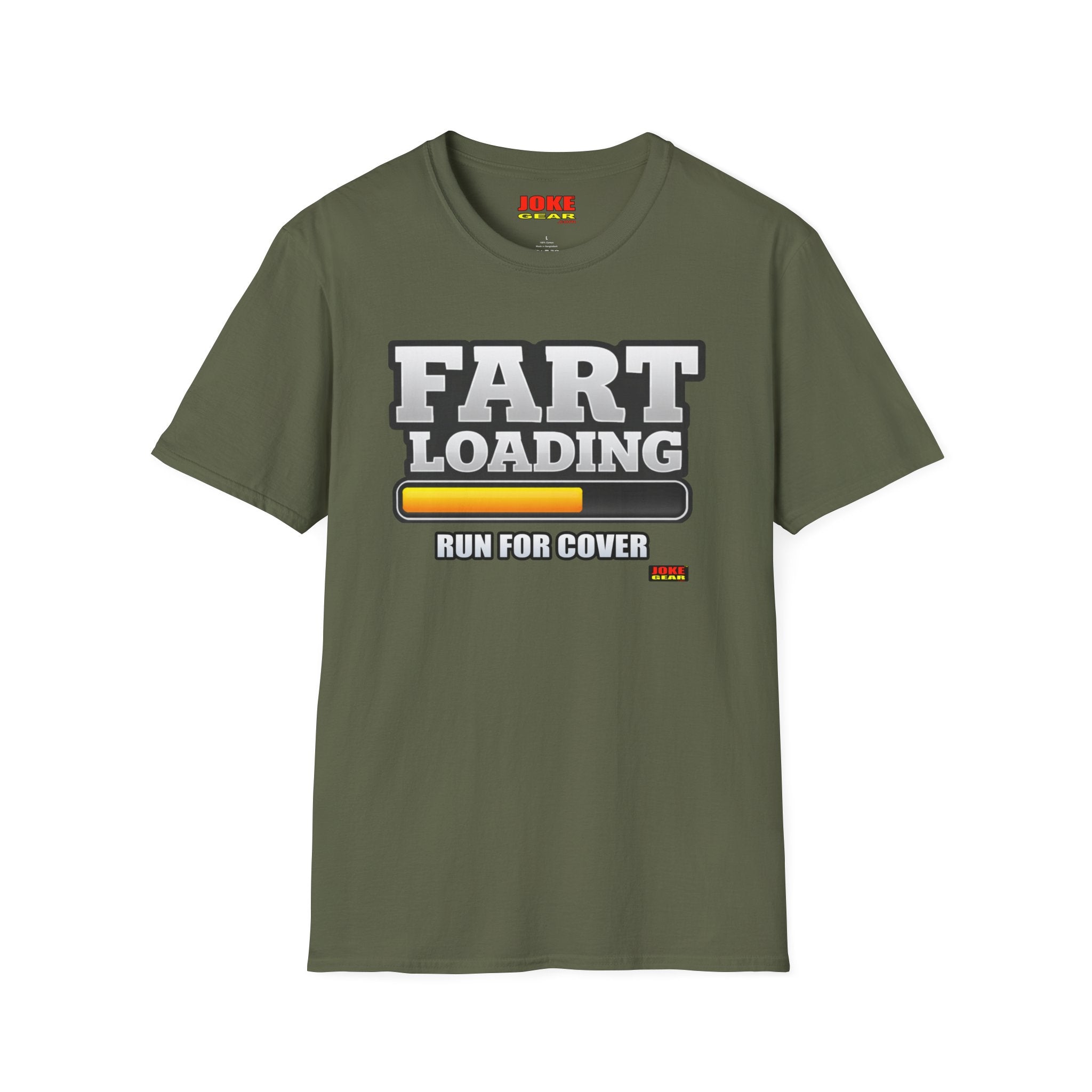 Funny "FART LOADING... Run for Cover" T-Shirt