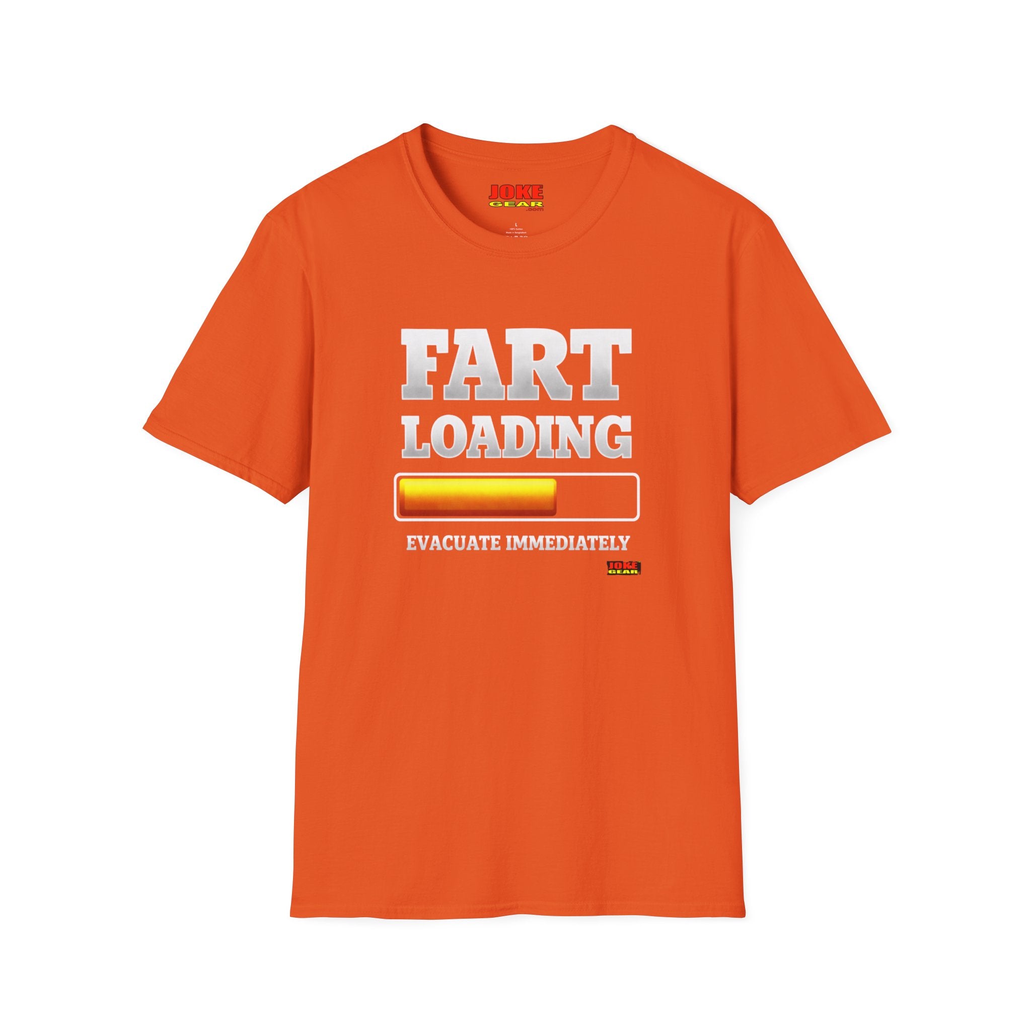 Fart Loading "Evacuate Immediately" T-Shirt – Funny Party Gag Tee