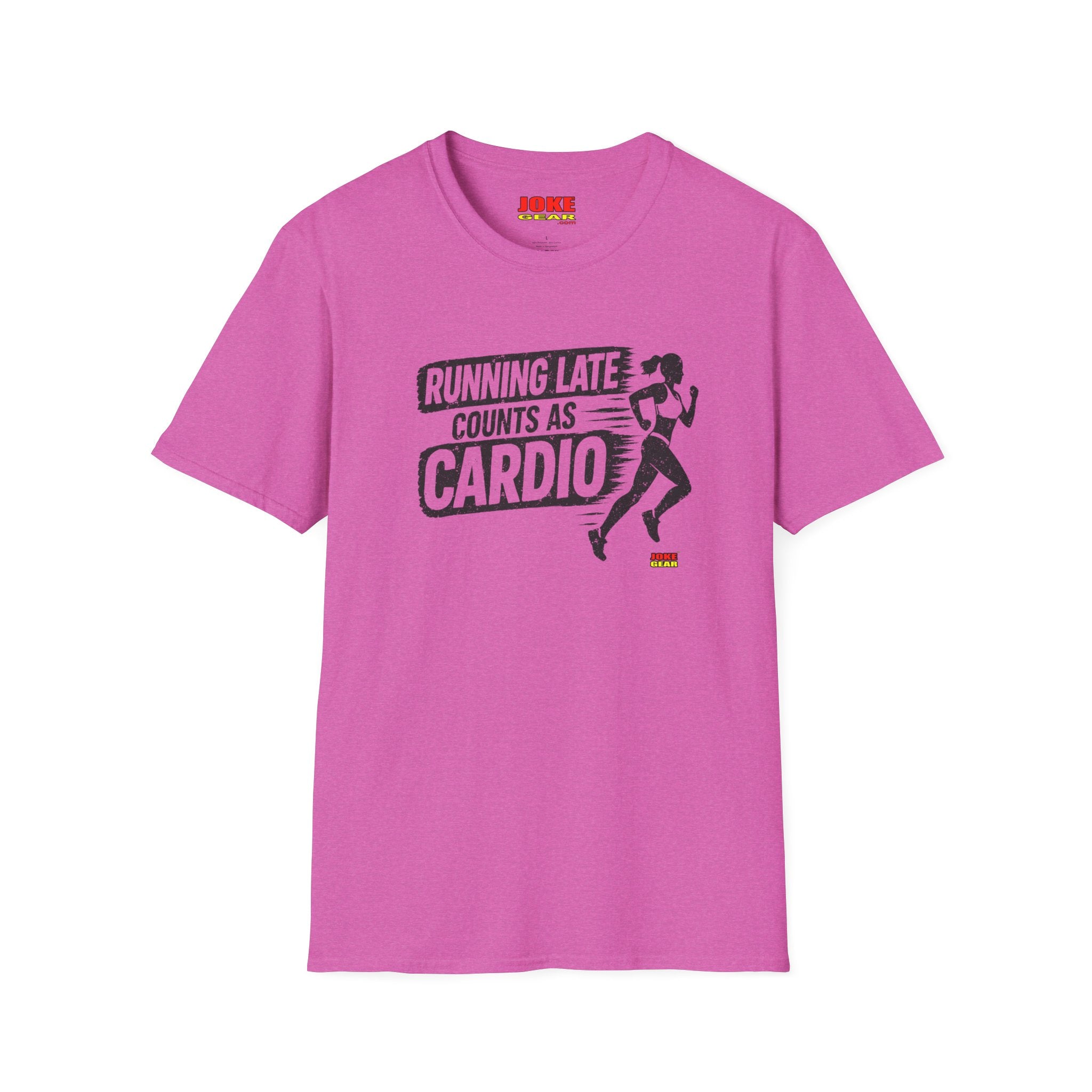 Running Late Counts As Cardio T-Shirt — Funny Runner Workout Shirt