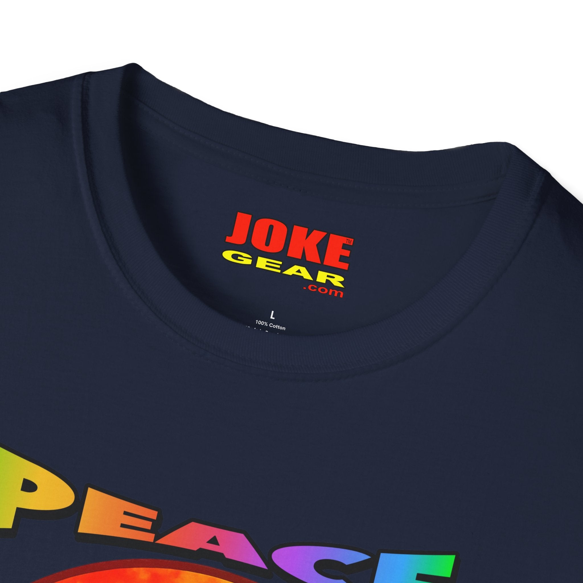 Peace Tie-Dye Graphic T-Shirt — "Peace: Cheaper Than Therapy" Retro Hippie Tee