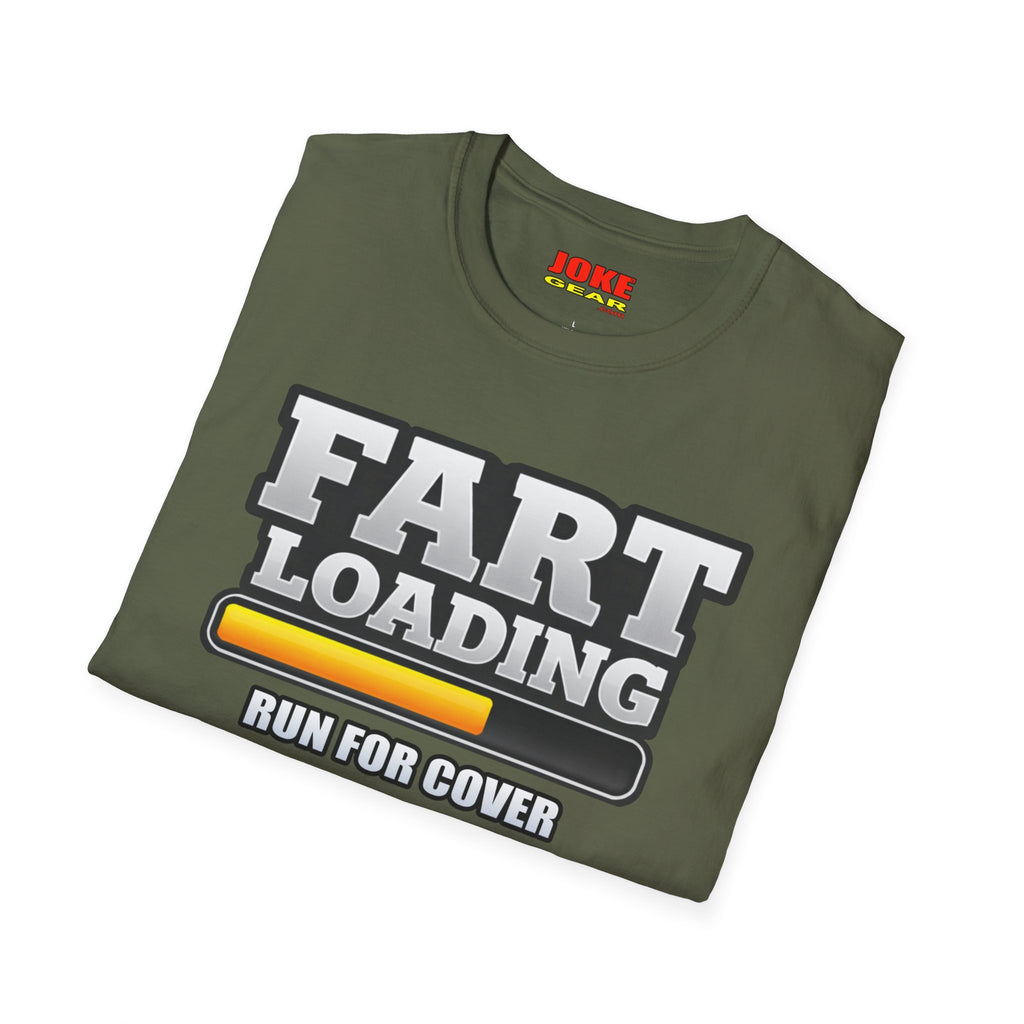 Funny "FART LOADING... Run for Cover" T-Shirt