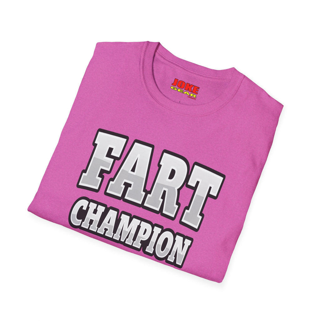 FART CHAMPION T-Shirt — Funny Novelty Graphic Tee