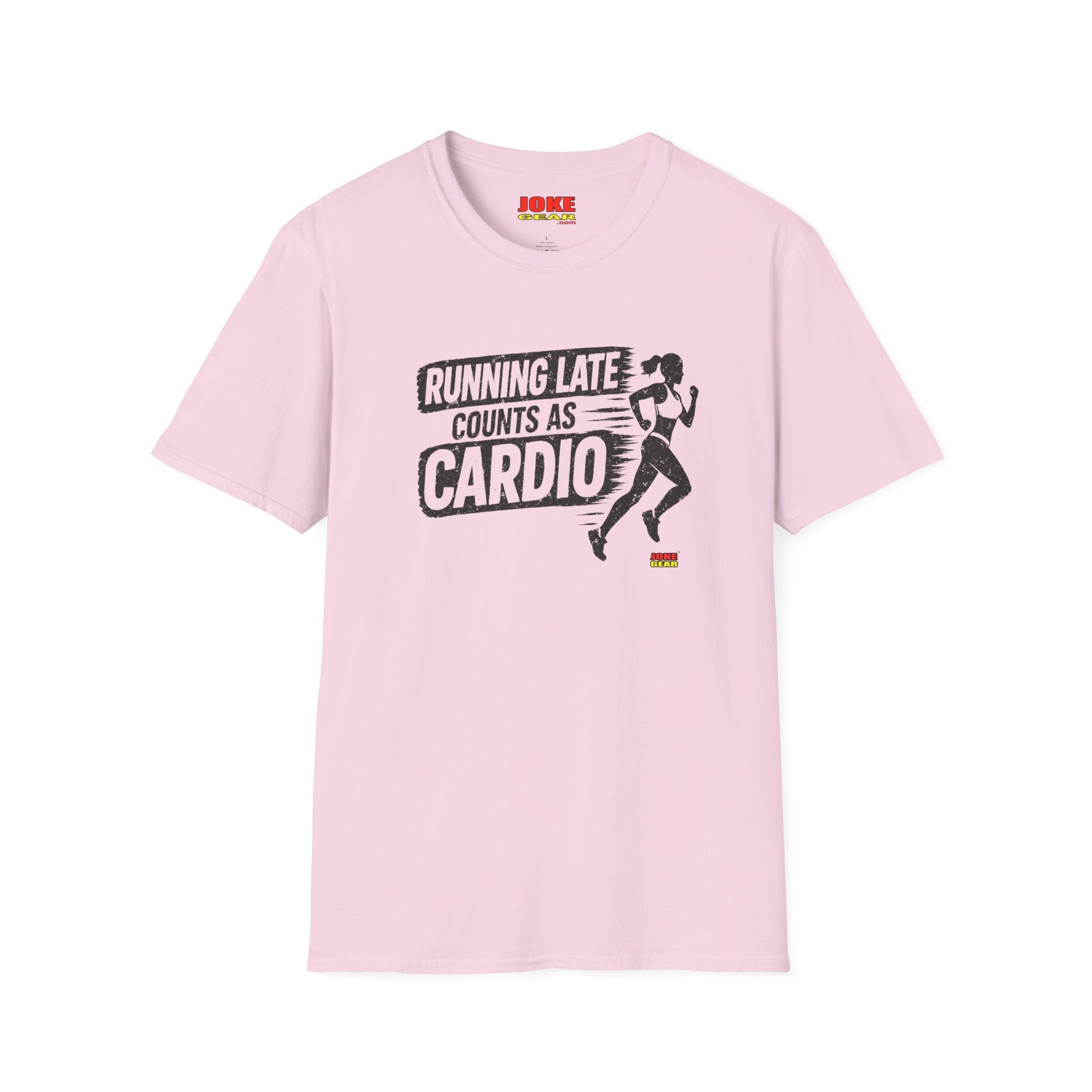 Running Late Counts As Cardio T-Shirt — Funny Runner Workout Shirt
