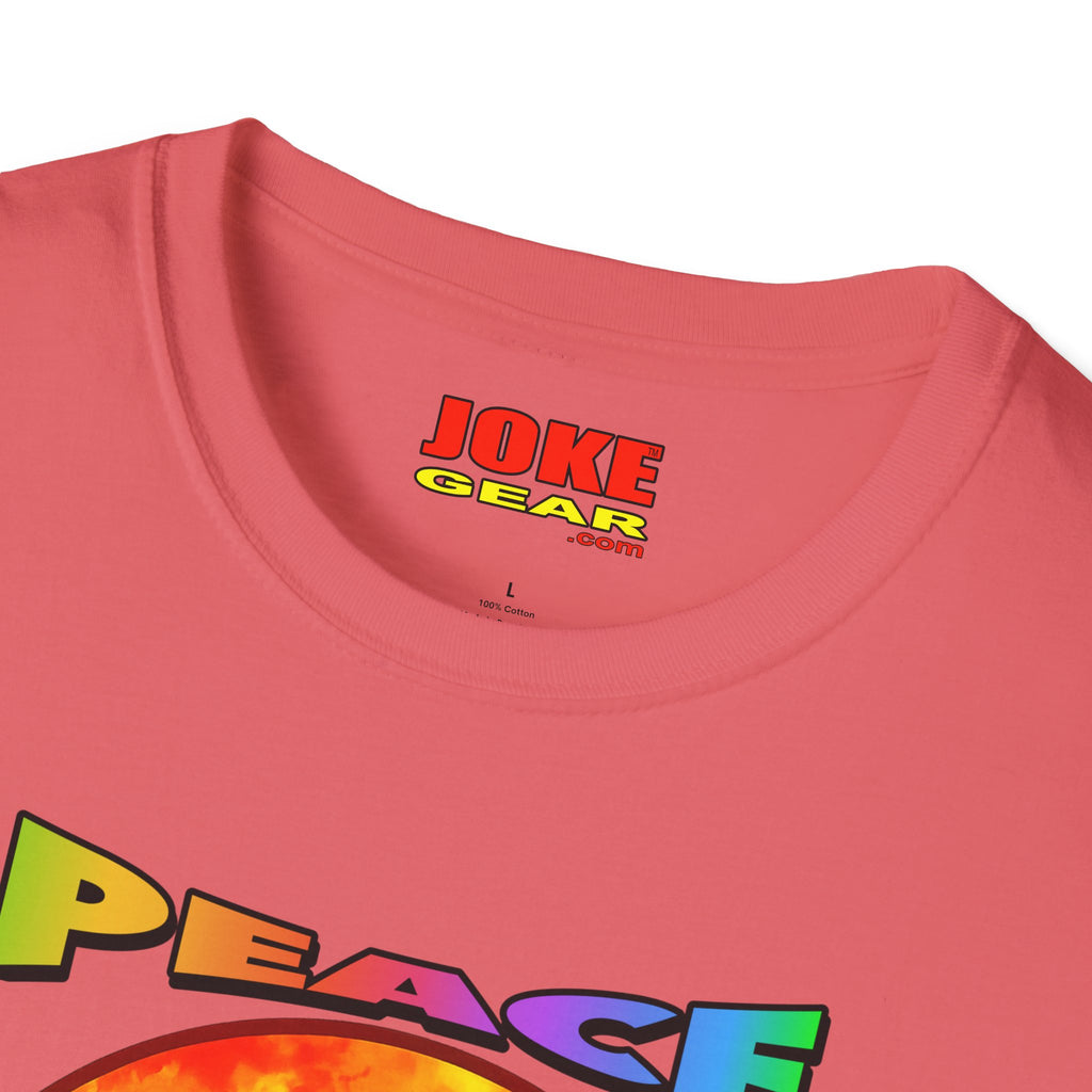 Peace T-Shirt — "Peace" Hippie Graphic Tee