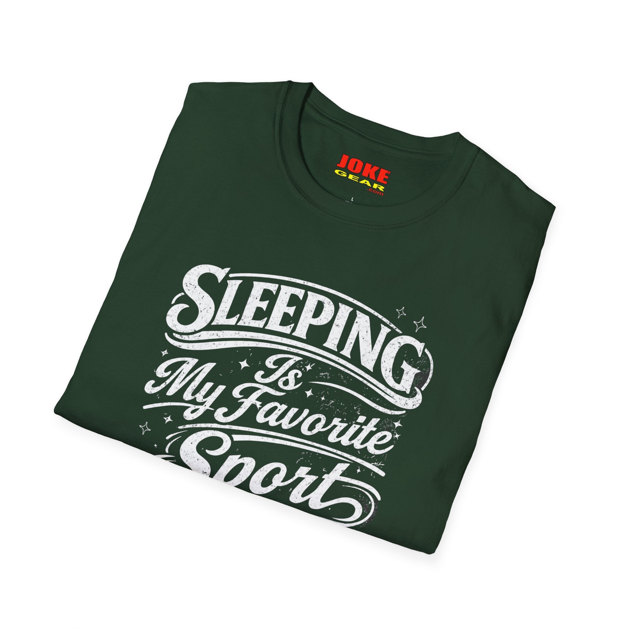 T-Shirt — Sleeping is My Favorite Sport | Retro Outdoors Casual Shirt