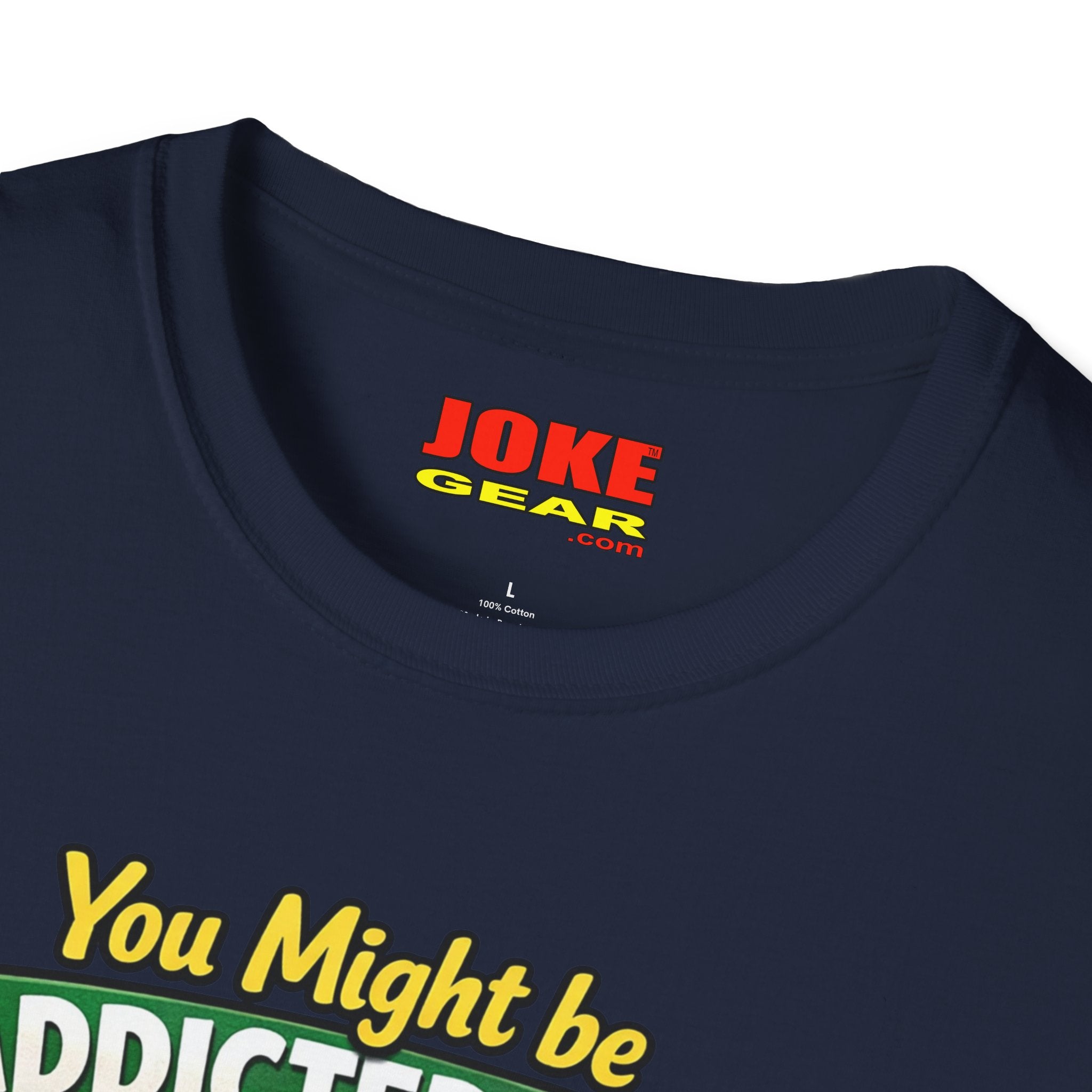 Caffeine Addict T-Shirt — "You Might Be Addicted to Caffeine... If You Chew on Other People’s Fingernails" Funny Coffee Tee