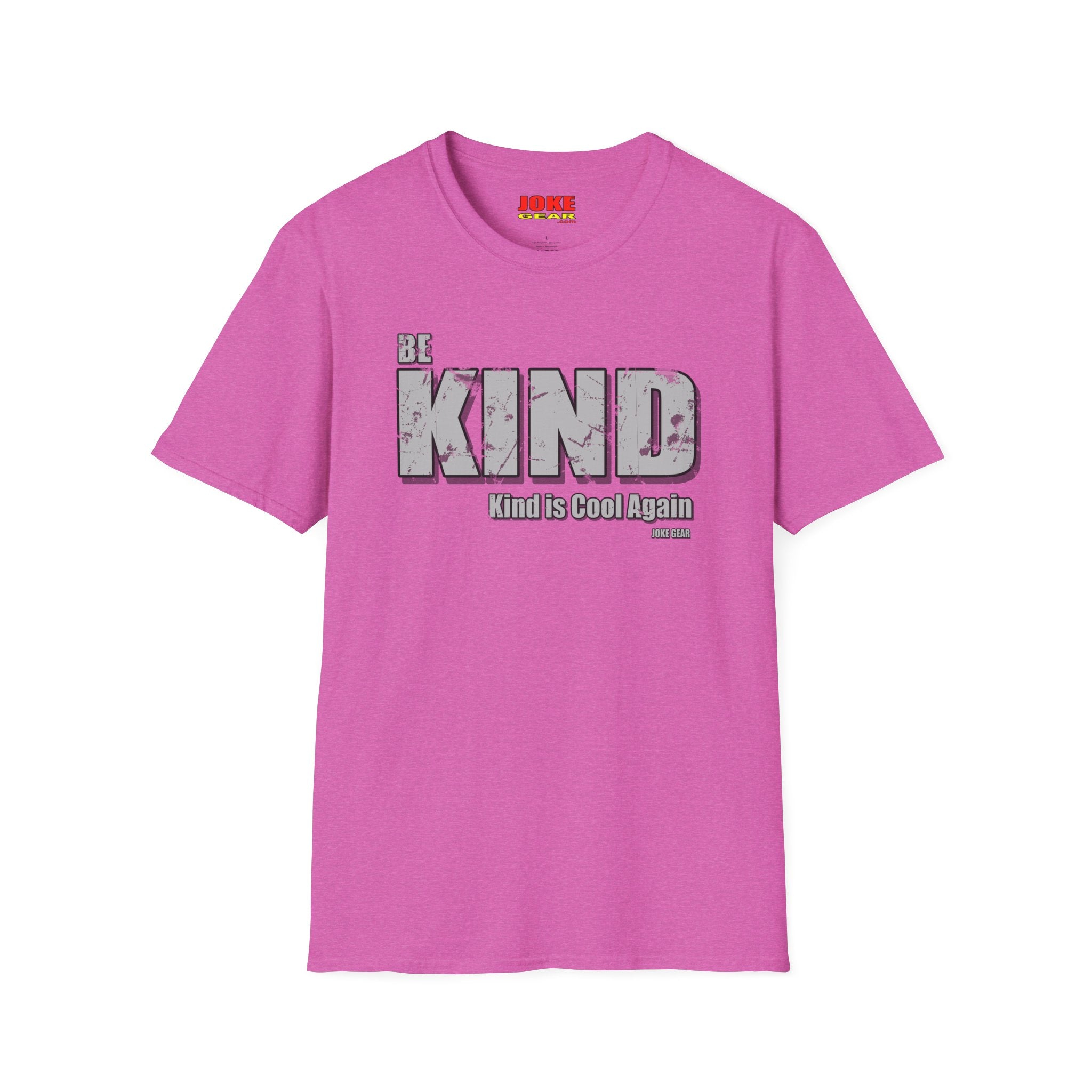 BE KIND T-Shirt — (BE KIND: Kind is Cool Again) Vintage Block Letter Tee