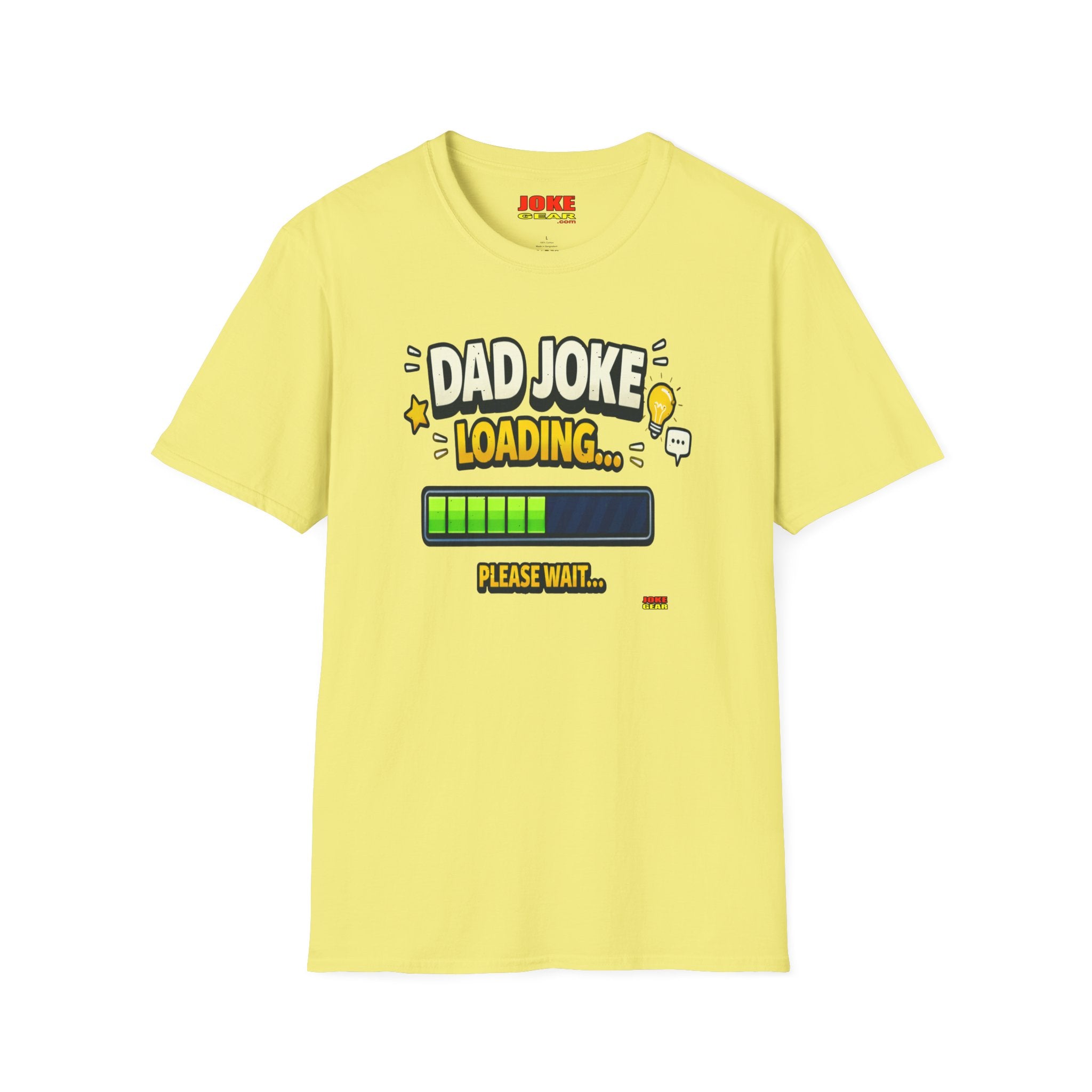 Dad Joke Loading T-Shirt — Funny Father’s Day Gift, "Please Wait" Progress Bar Tee