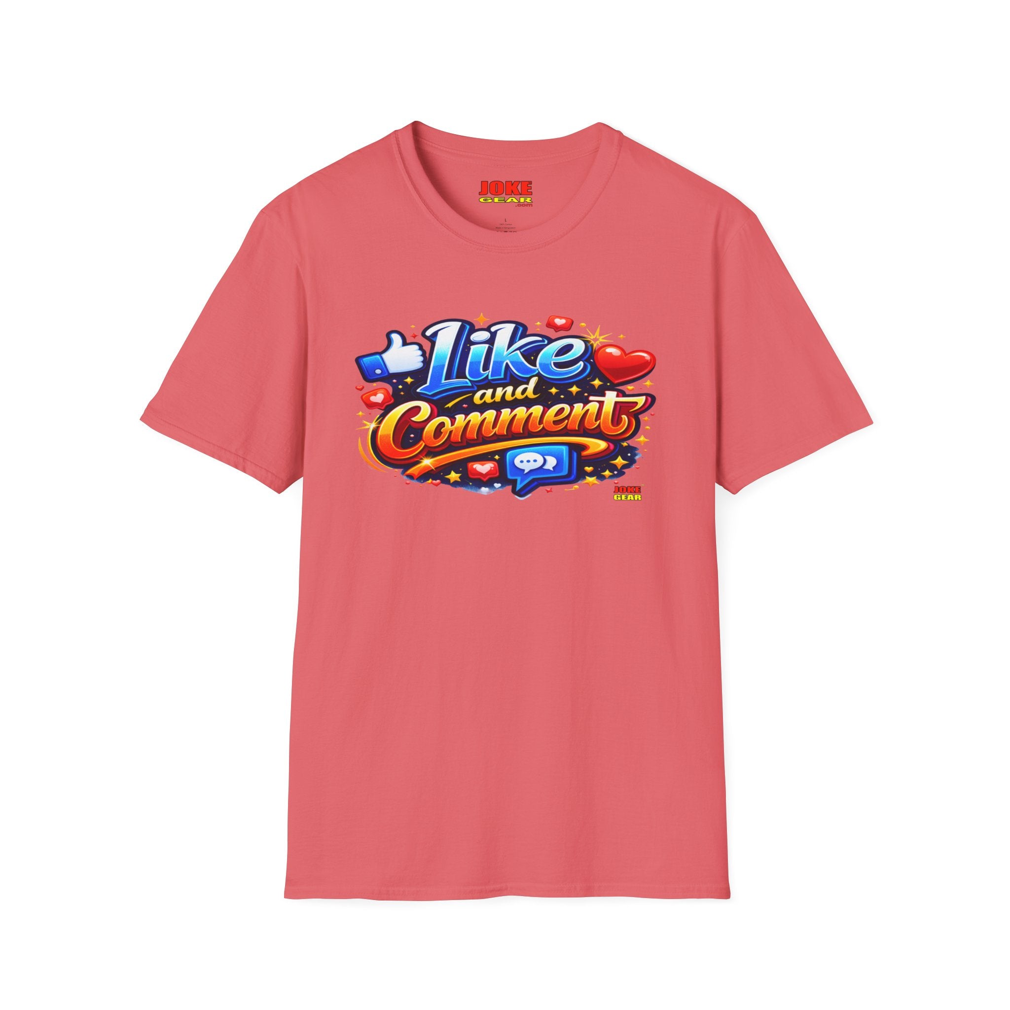 LIKE and COMMENT T-Shirt — Social Media Graphic Tee