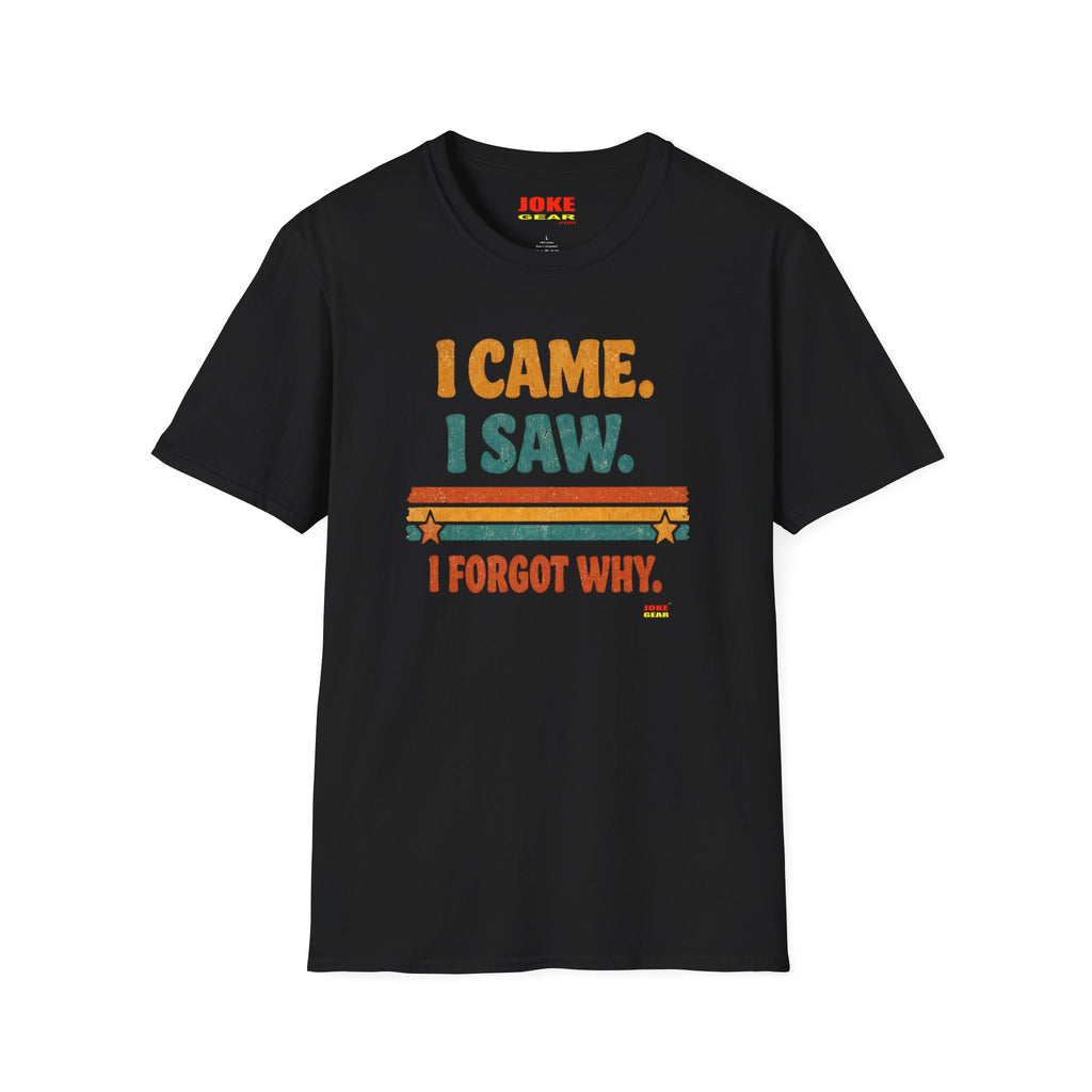 I Came. I Saw. I Forgot Why.