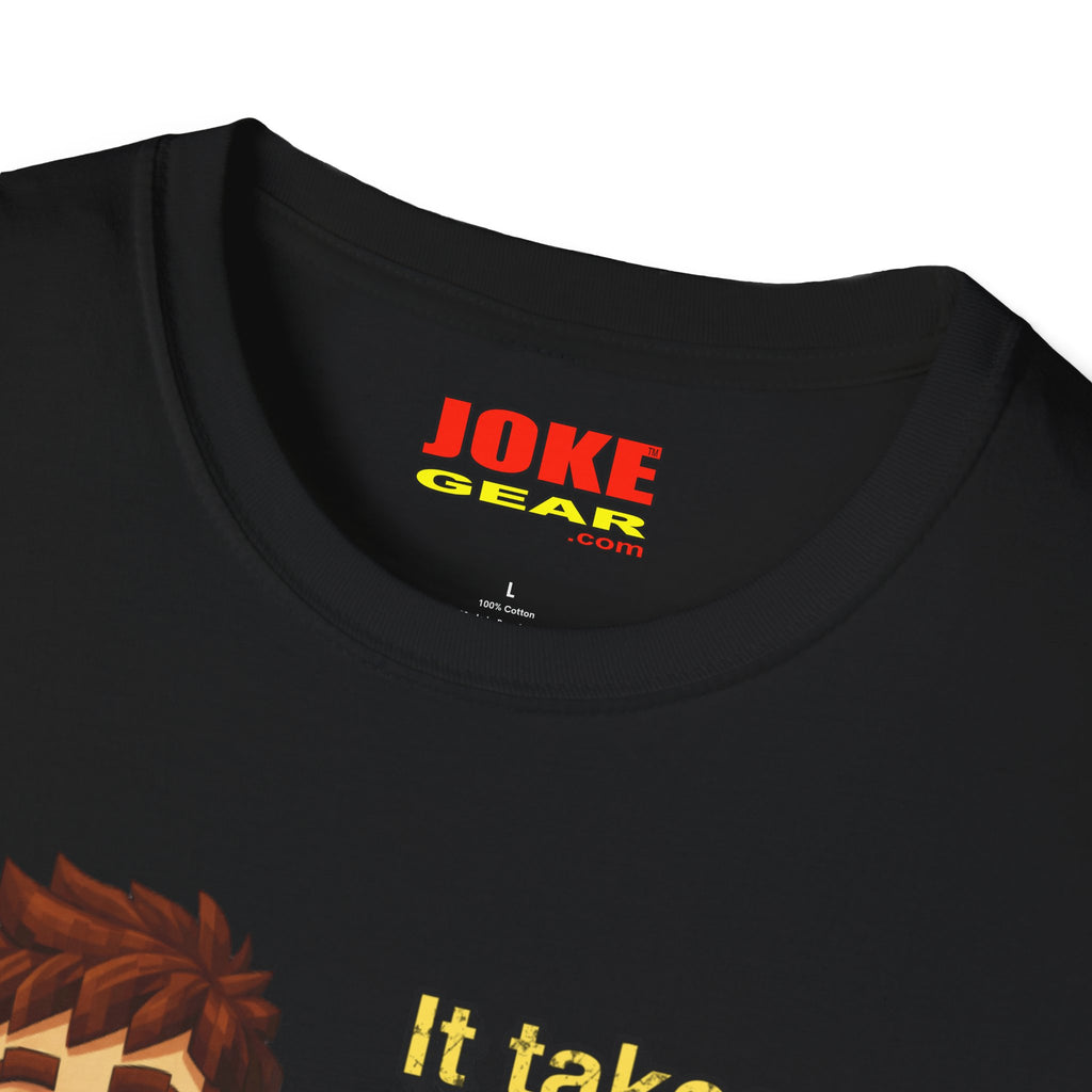 Funny Dad T-Shirt — "It takes a lot of courage for a man to admit his wife is wrong"