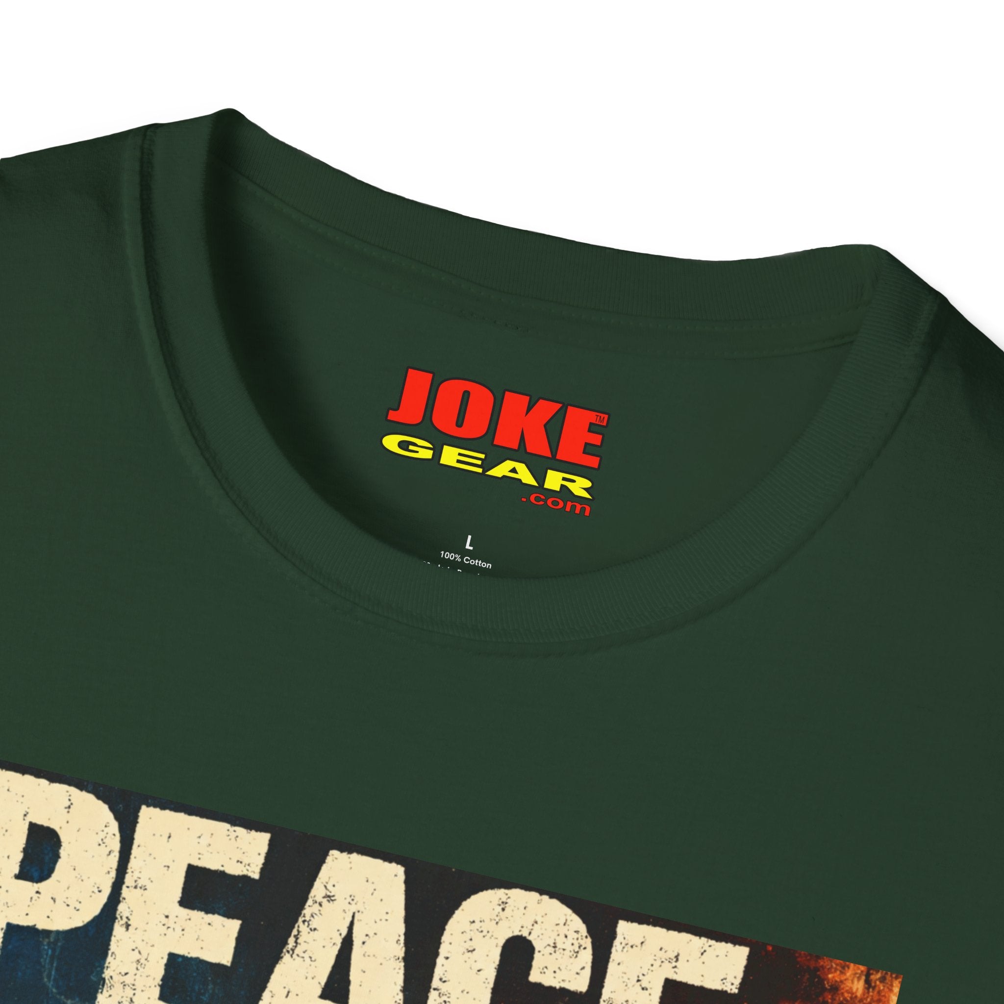 Peace Not War T-Shirt — Vintage Peace Sign Floral Graphic Tee