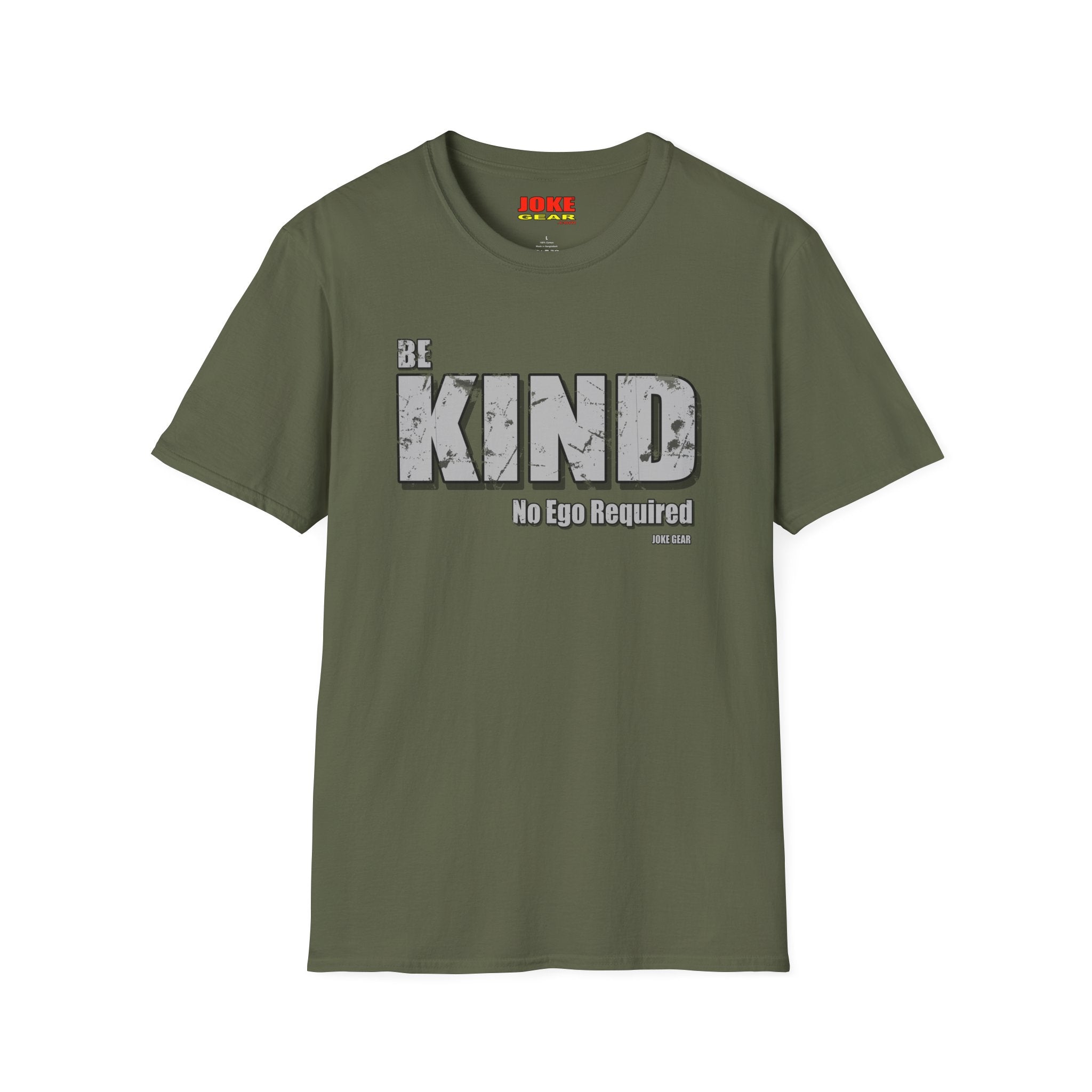 BE KIND T-Shirt — (BE KIND: No Ego Required) Inspirational Graphic Tee