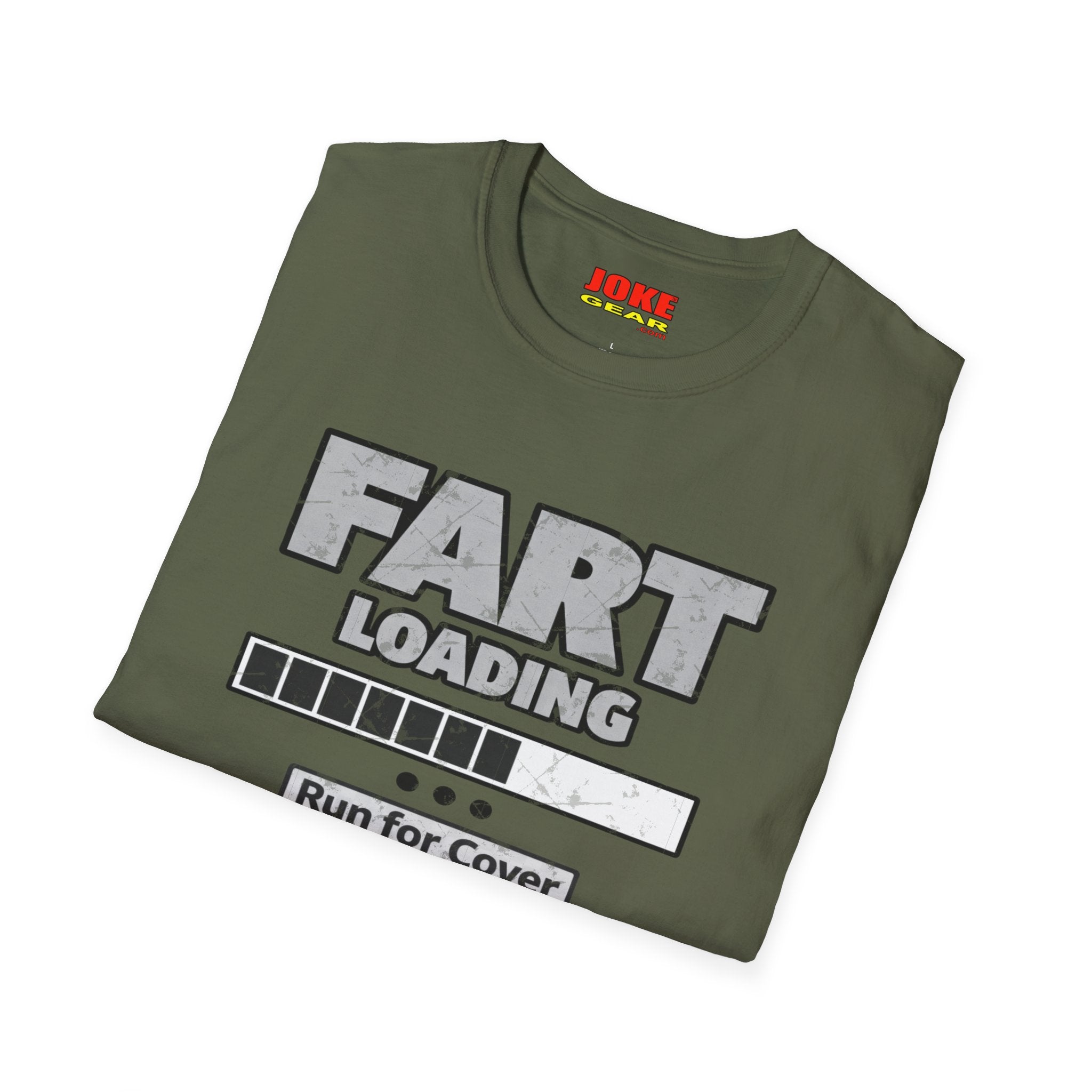 Funny 'FART LOADING – Run for Cover' T-Shirt