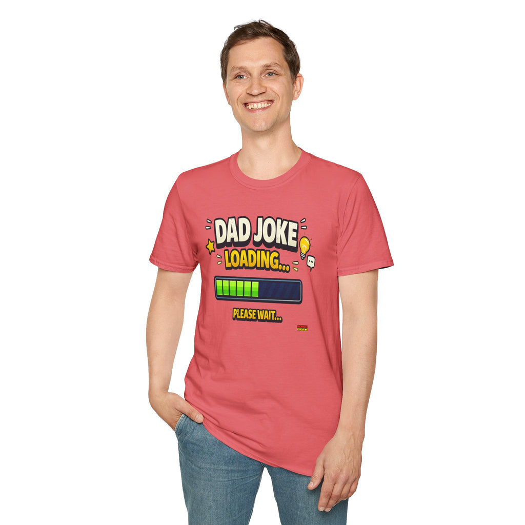 Dad Joke Loading T-Shirt — Funny Father’s Day Gift, "Please Wait" Progress Bar Tee