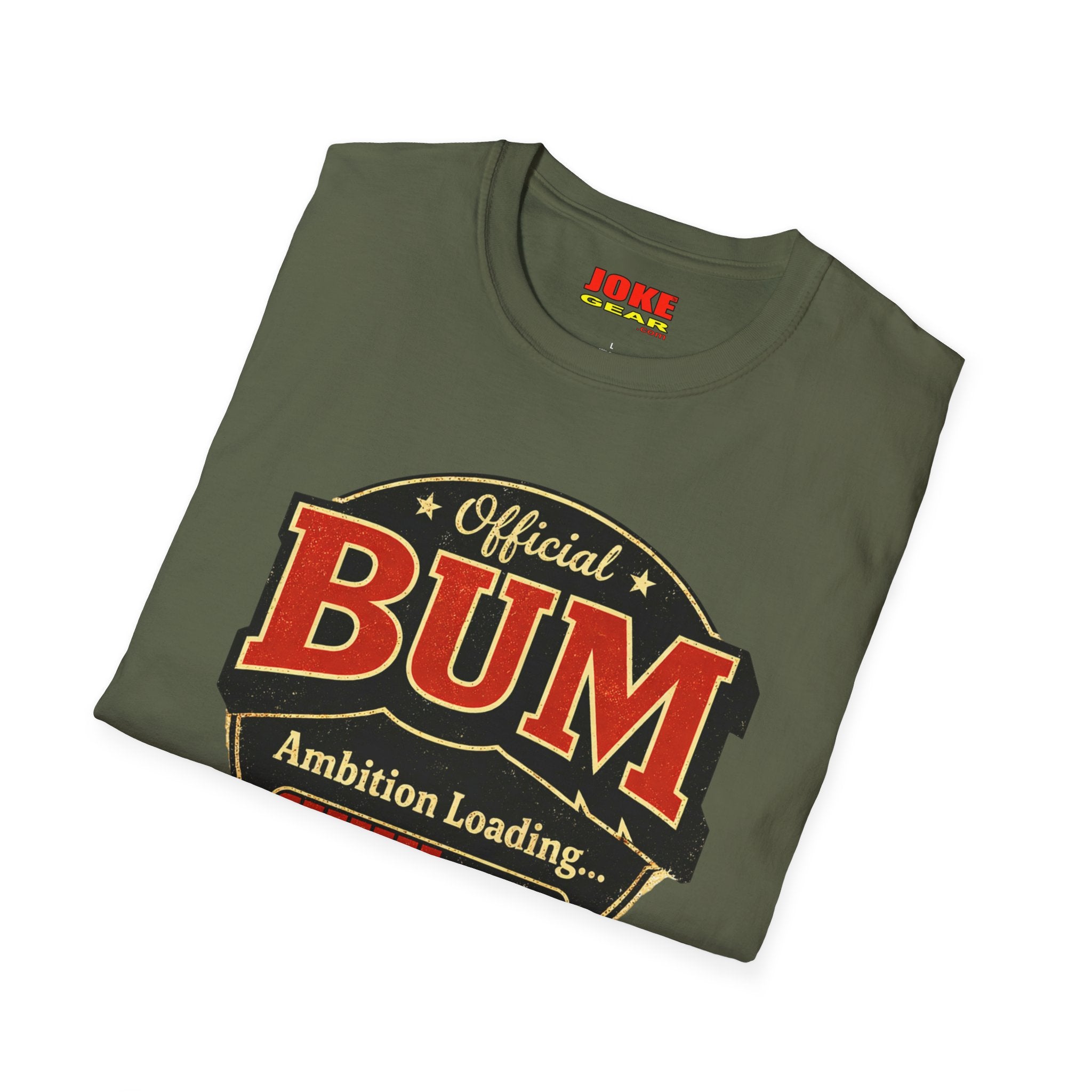 Official BUM T-Shirt — "Ambition Loading" Retro Graphic Tee